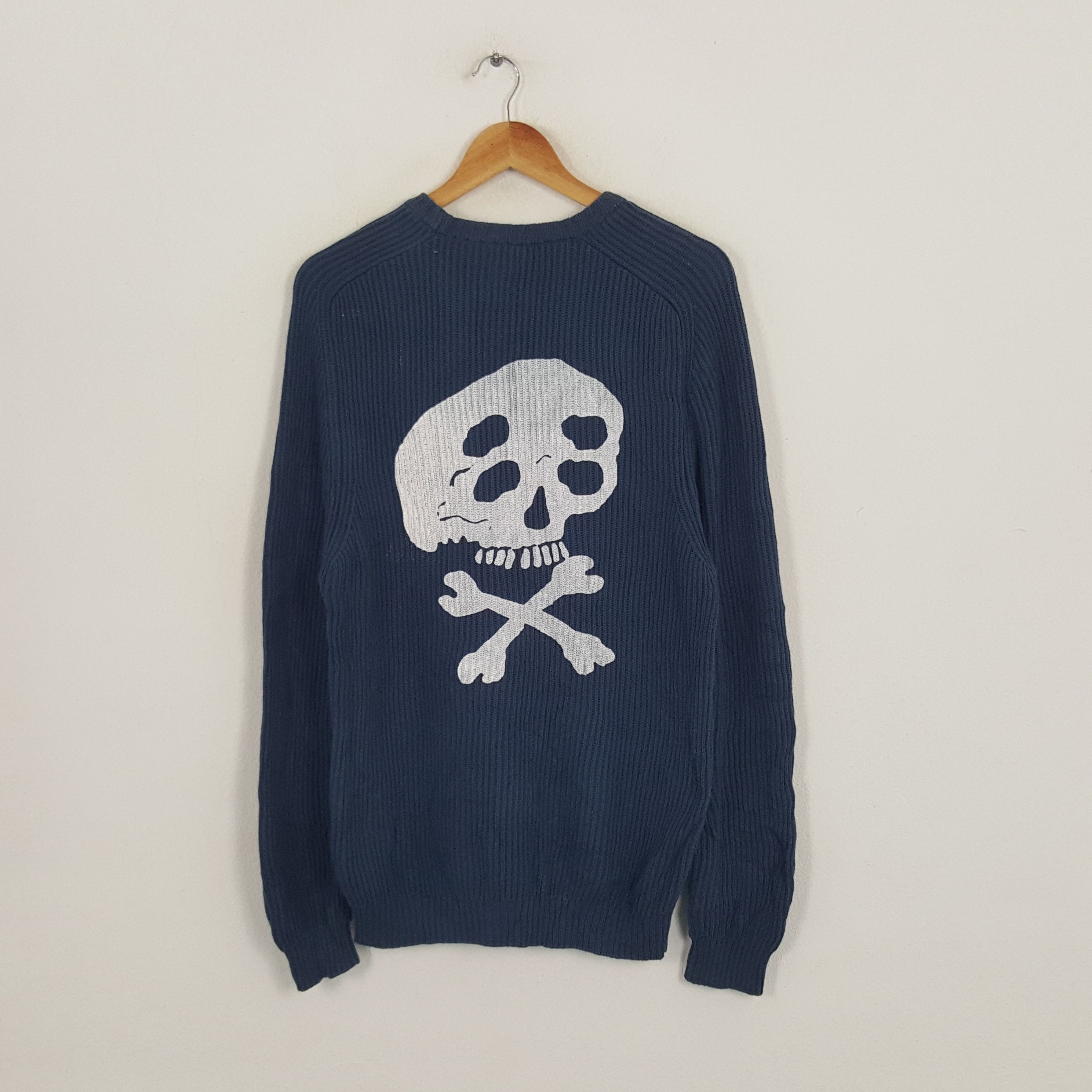 Vintage Skulls X Zara Japanese Punk Style Sweatshirt