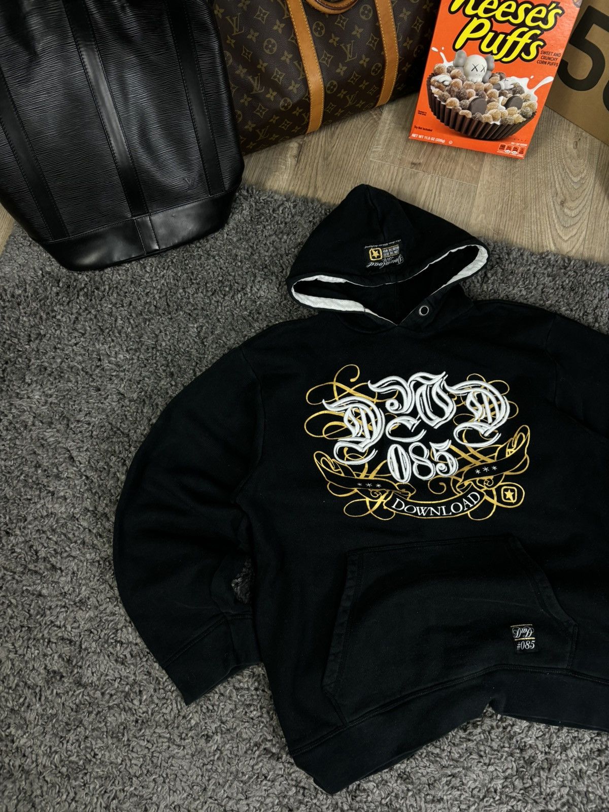 Japanese Brand × Vintage Vintage FishBone Style Y2K Hoodie Spell Out Embroidery Logo Size US M / EU 48-50 / 2 - 2 Thumbnail
