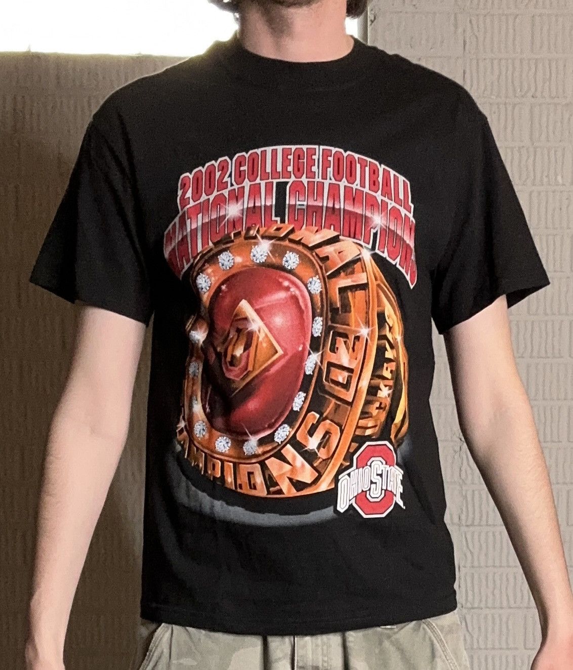 Vintage Y2K 2000s The Ohio State Buckeyes Natty T Shirt Size US M / EU 48-50 / 2 - 1 Thumbnail