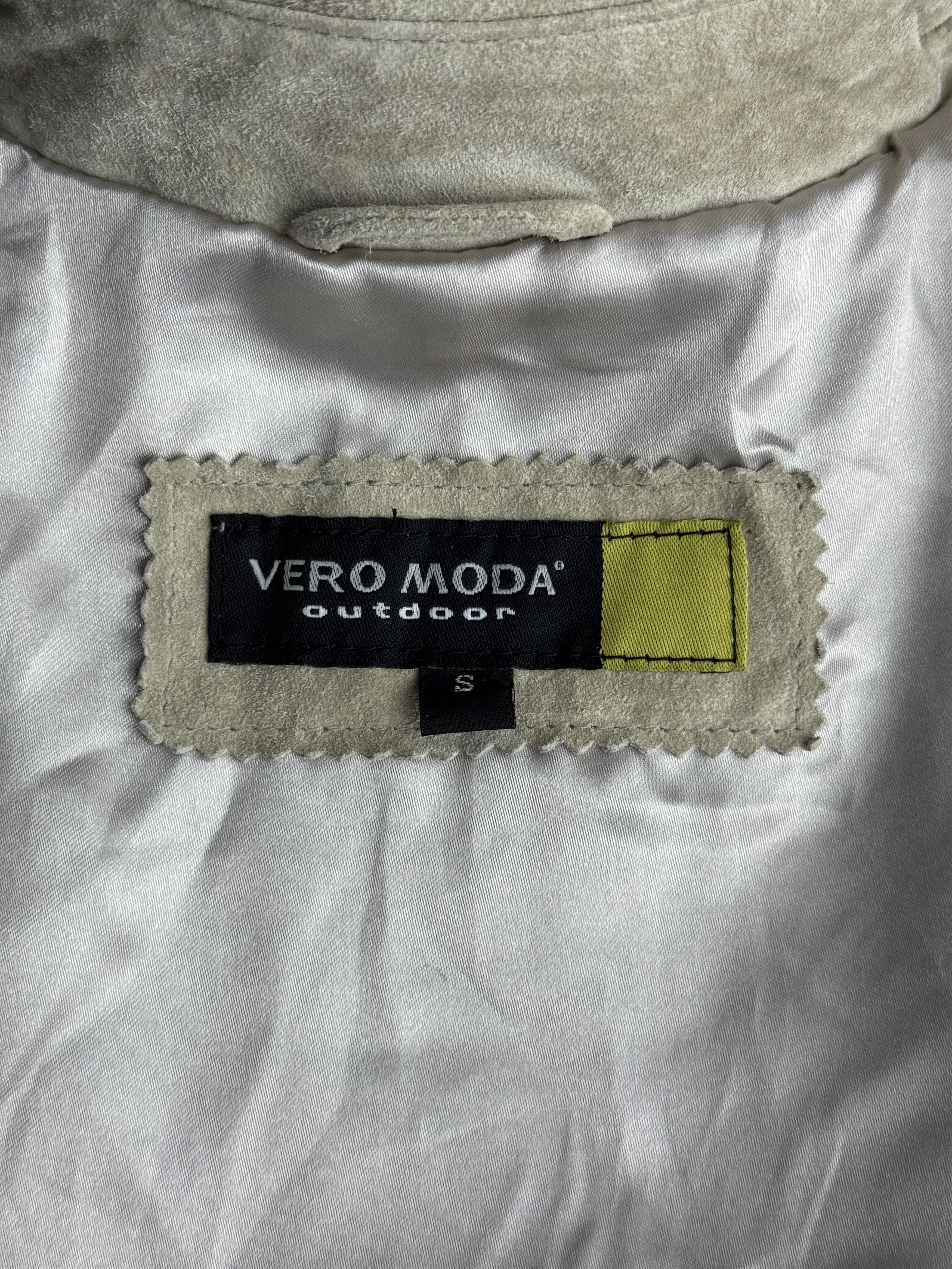 Genuine Leather × Leather × Vintage VERO MODA vintage women’s long suede jacket Size S / US 4 / IT 40 - 8 Thumbnail
