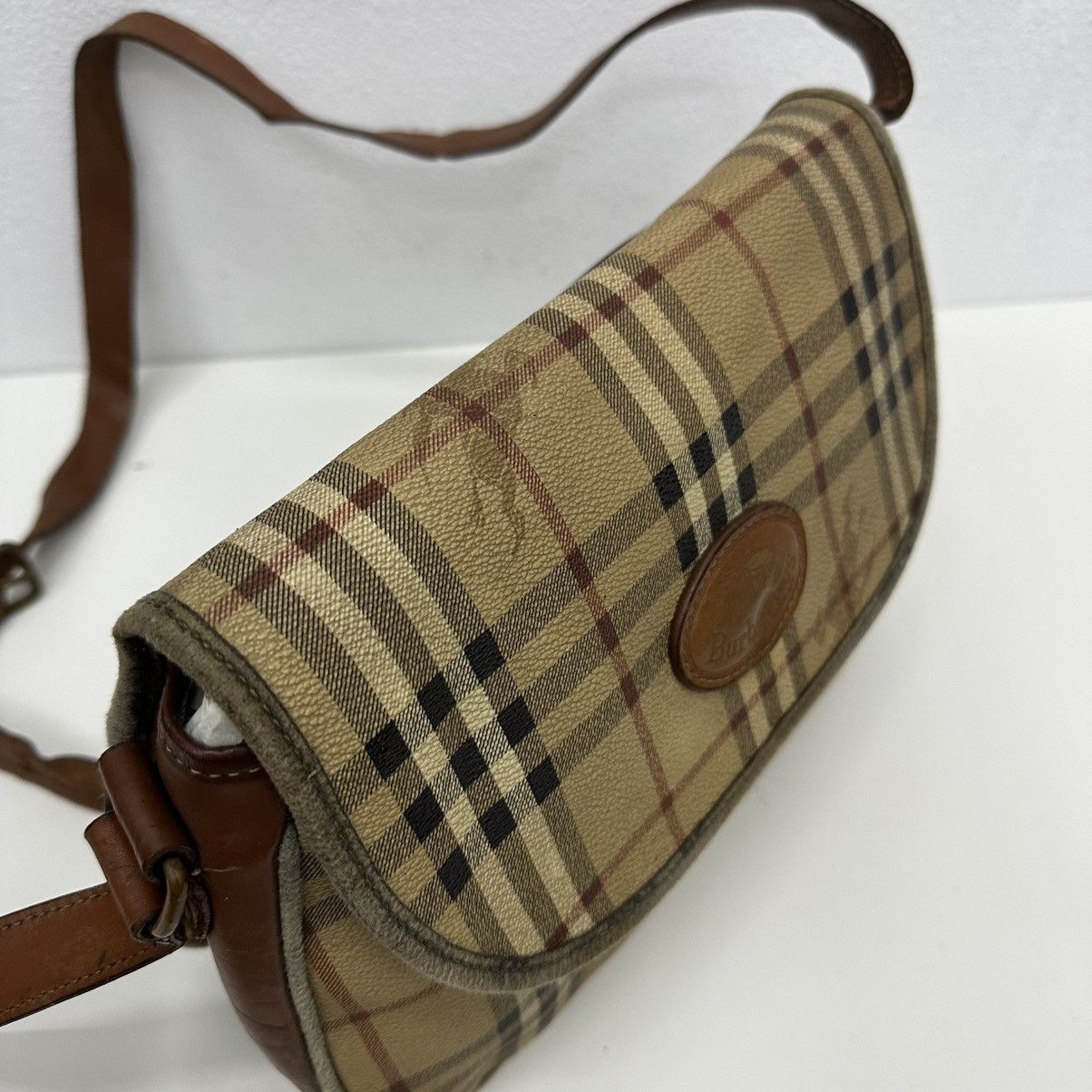 Burberry ‼️YES‼️ VINTAGE BURBERRYS NOVA CHECK SHOULDER CROSSBODY BAG Size ONE SIZE - 7 Thumbnail