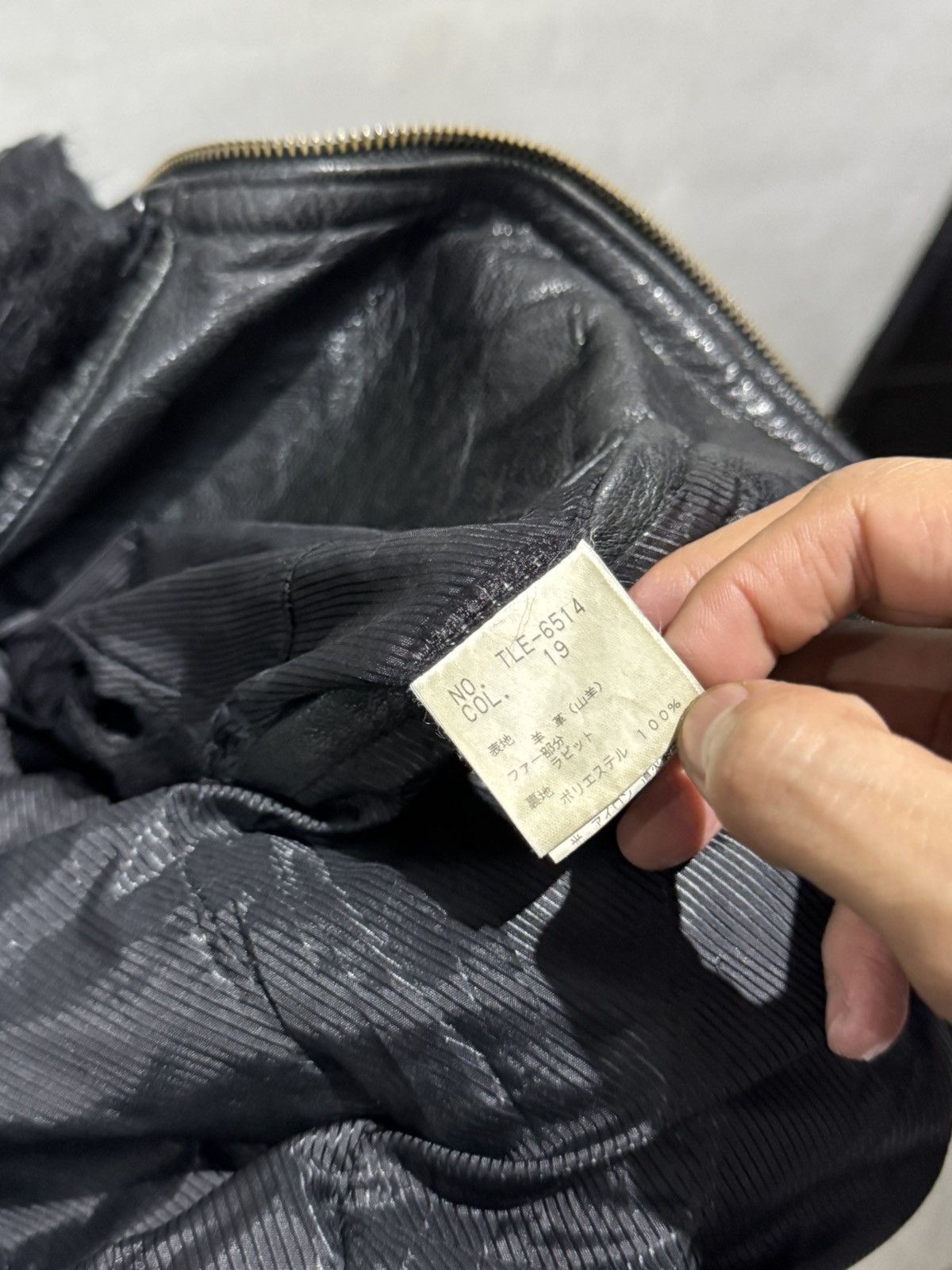 Tornado Mart Rare Tornado Mart Japan Fur Buckled Leather Jacket Size US M / EU 48-50 / 2 - 10 Thumbnail