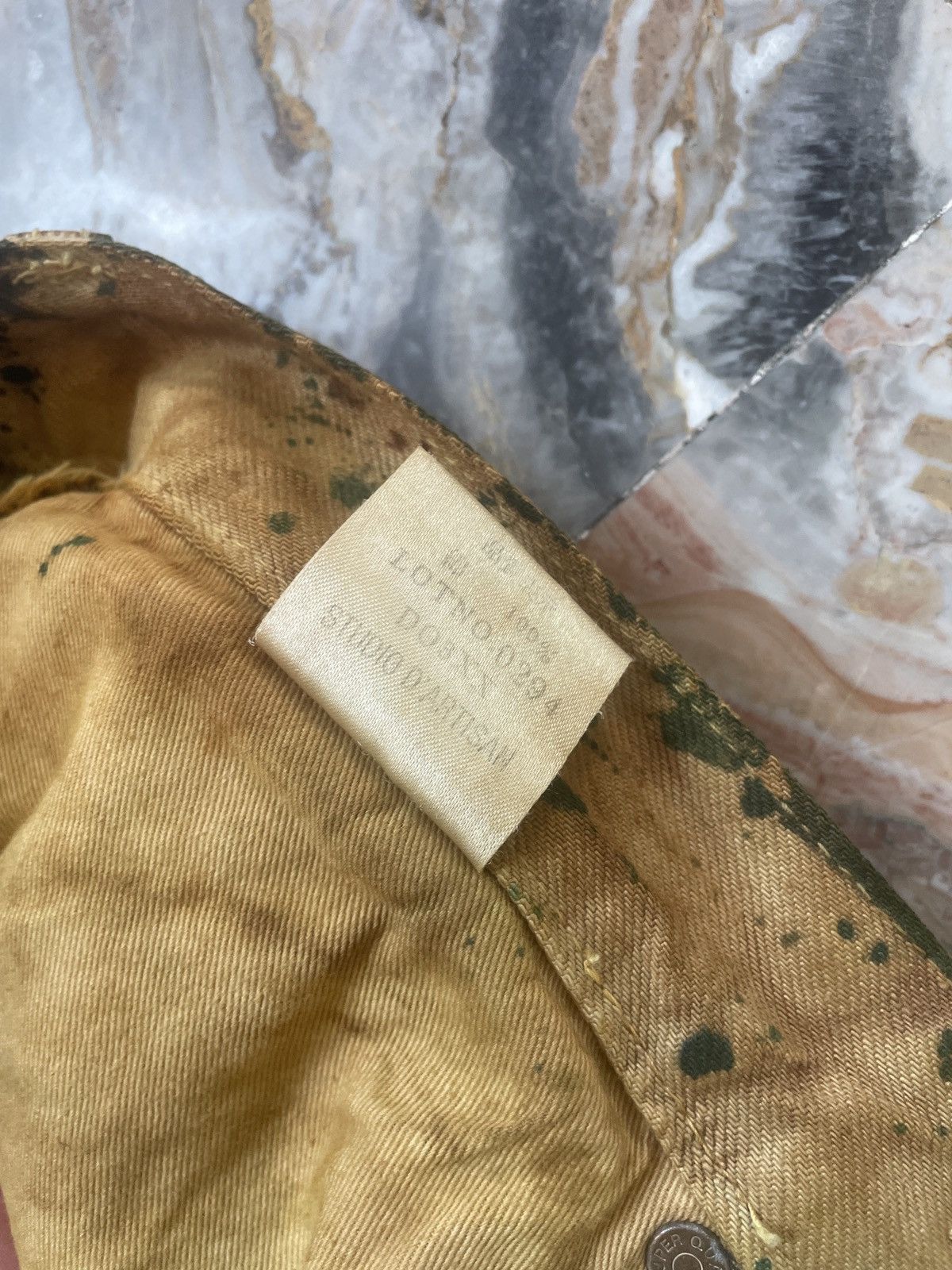 Studio D'Artisan Studio D’Artisan – “Canvas Painted Workwear” Limited Edition Size US 30 / EU 46 - 3 Thumbnail
