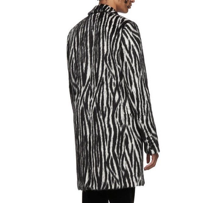 Saint Laurent Paris Saint Laurent Zebra Fur Coat in Large Size US L / EU 52-54 / 3 - 3 Thumbnail