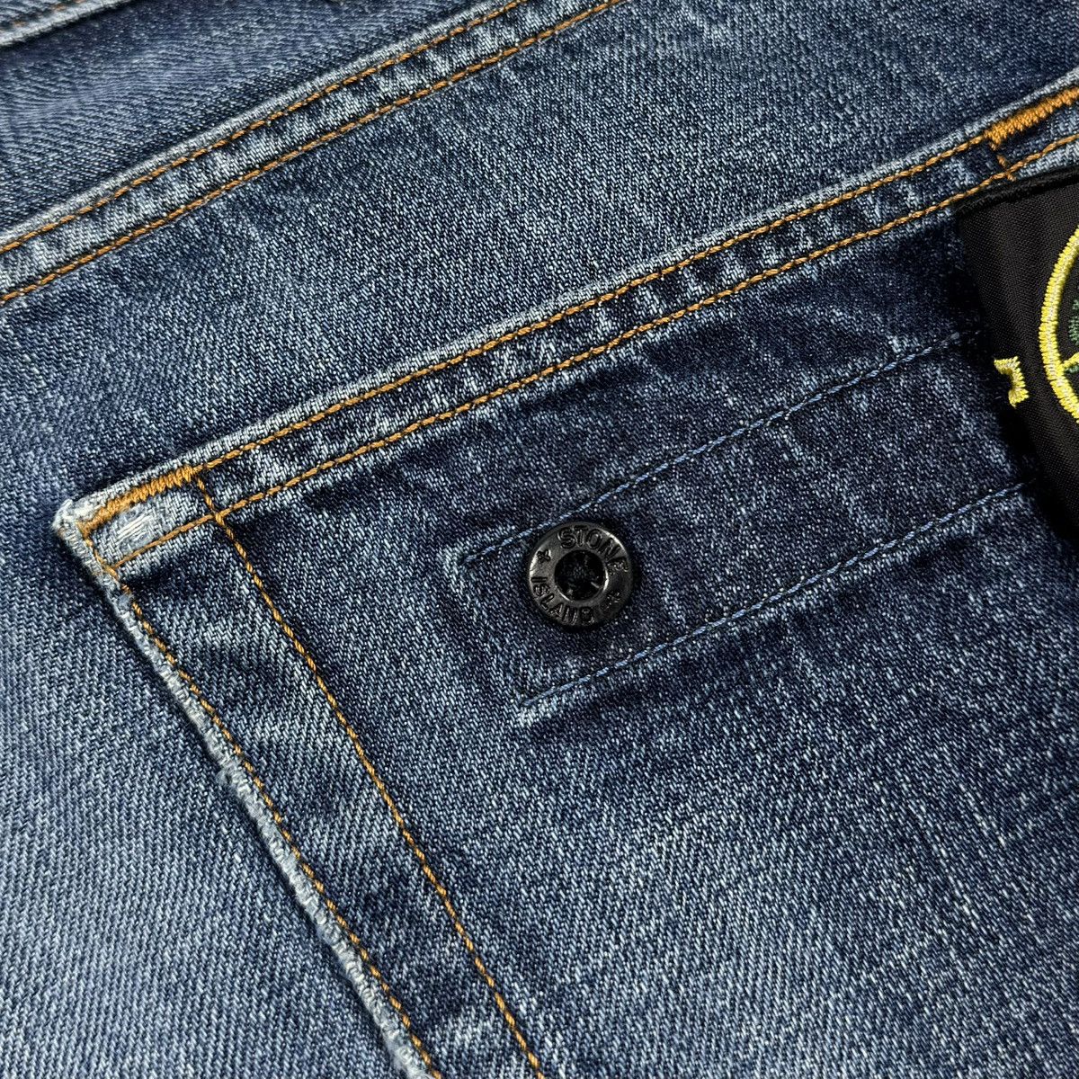 Stone Island × Vintage Stone Island Slim Fit Denim Jeans 30x34 Size US 30 / EU 46 - 8 Thumbnail