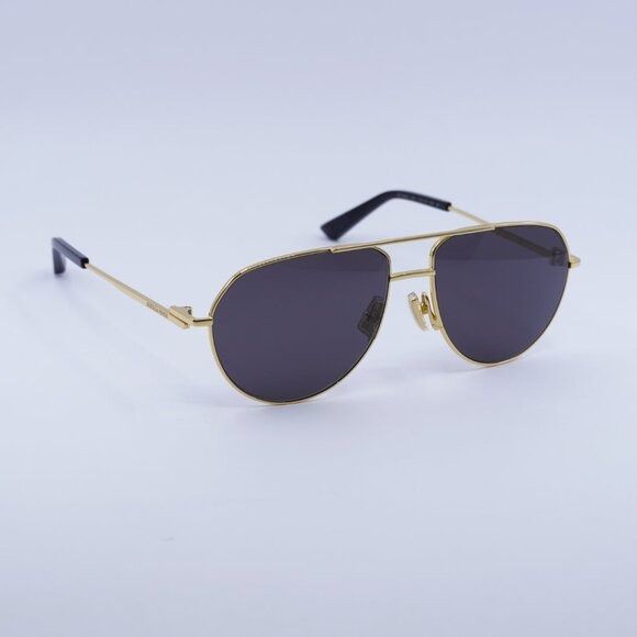 Bottega Veneta 🕶️ New Bottega Veneta BV1302S 001 Sunglasses - Gold Frame Size ONE SIZE - 7 Thumbnail