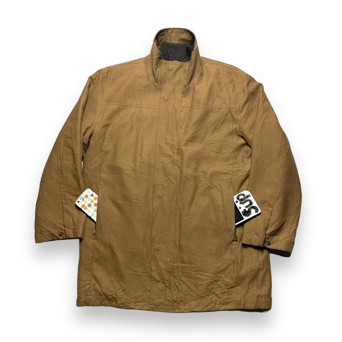 Kansai Yamamoto 🇯🇵 KANSAI JAPAN BUTTON UP FULL ZIP SUEDE HEAVY COAT JACKET Size US XL / EU 56 / 4 - 1 Thumbnail