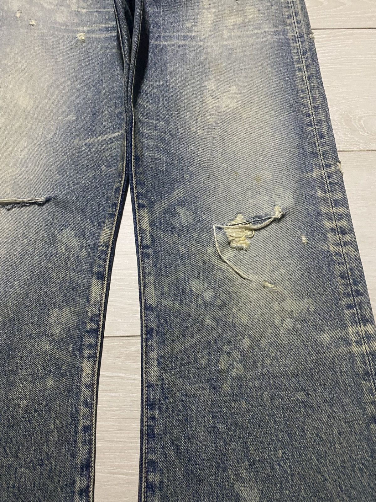 Japanese Brand Vintage Japanese Rna Bleach Distressed Loose Jeans Size US 32 / EU 48 - 8 Thumbnail