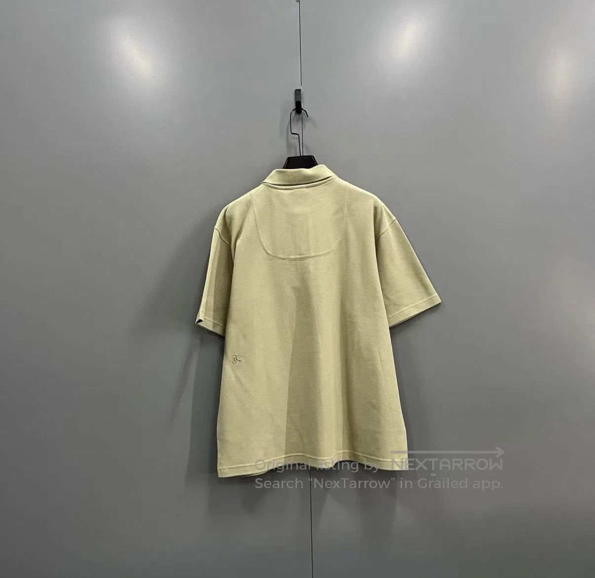 Burberry Beige Short Sleeve Polo Shirt - XL. Size US XL / EU 56 / 4 - 2 Thumbnail