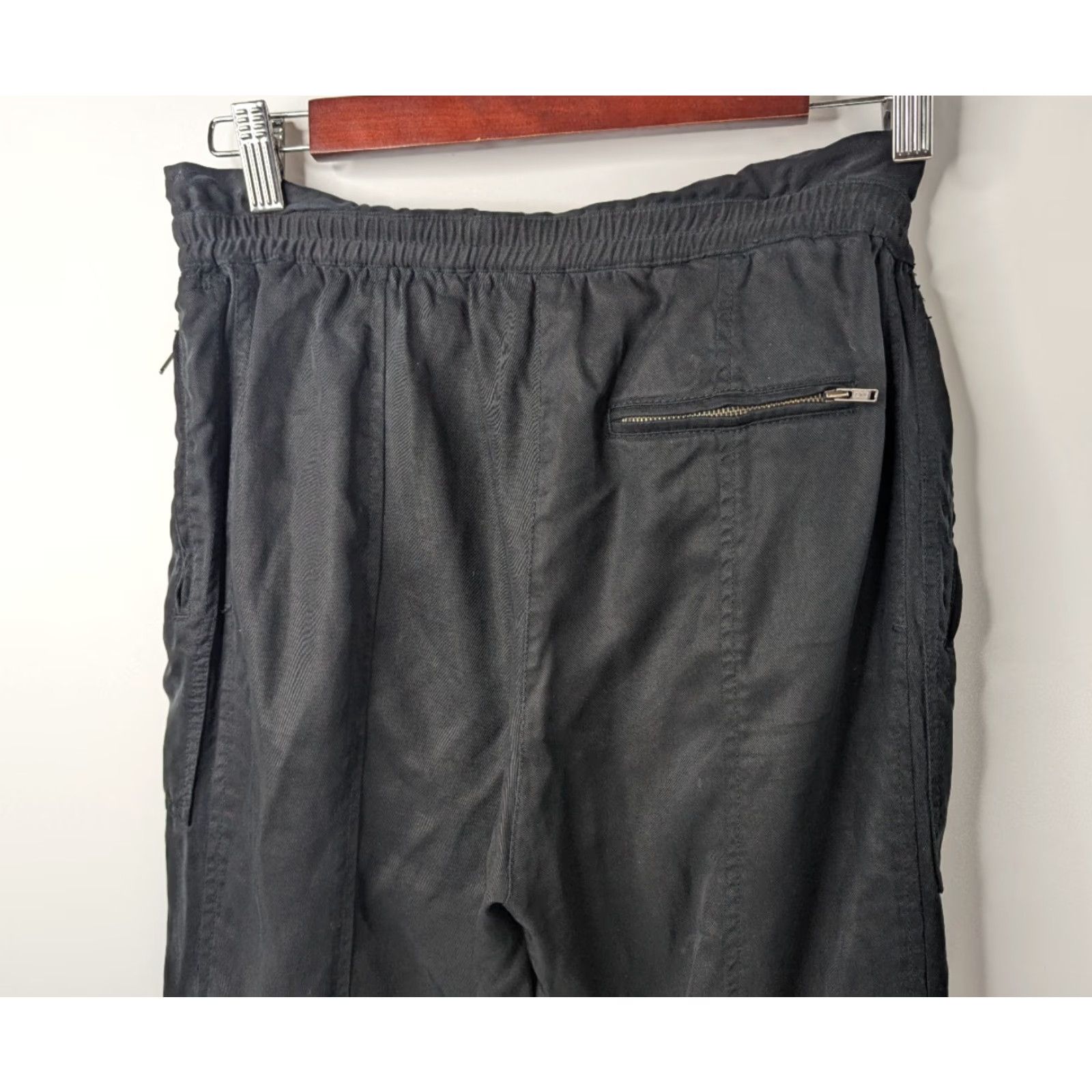 Vintage Wilfred Pant Womens Size 2 Black Pull On Lyocell Trousers Casual Pants Size 26" / US 2 / IT 38 - 5 Thumbnail