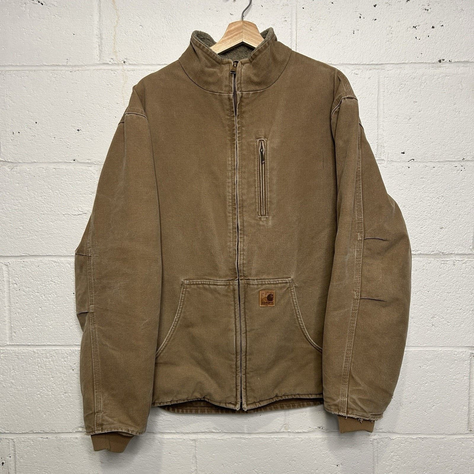 Carhartt Vintage Carhartt Sherpa-Lined Muskegon “Frontier Brown” Size US L / EU 52-54 / 3 - 1 Thumbnail