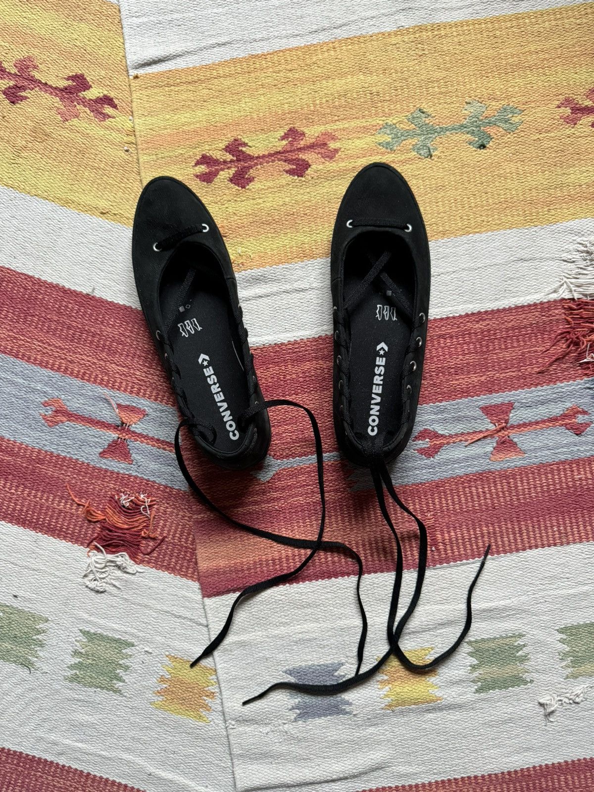 Converse Converse y2k Low Black Ballerina Ballet Flats Shoes Size US 7 / IT 37 - 4 Thumbnail