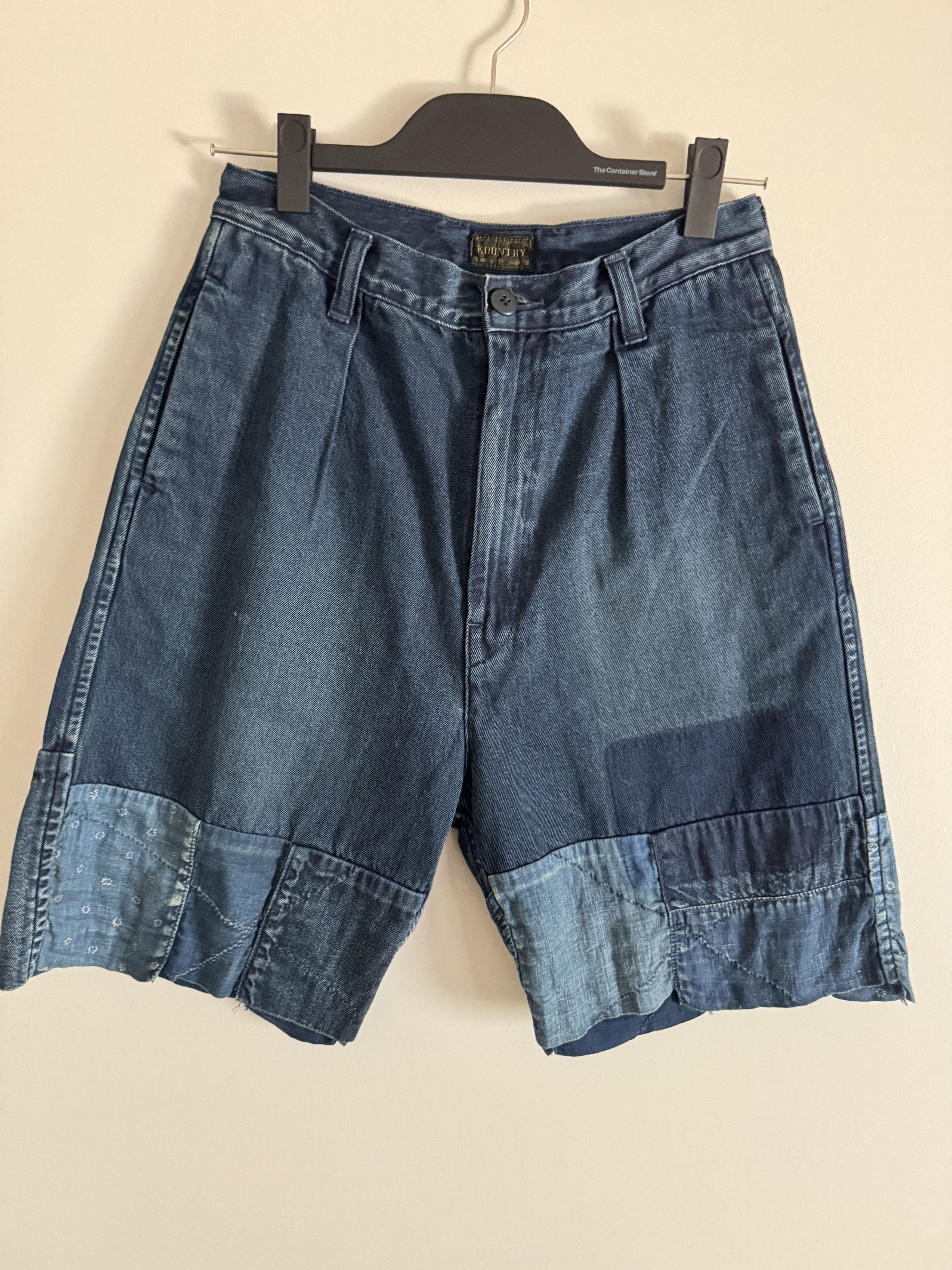 Kapital KAPITAL 10 OZ INDIGO DENIM SHORTS HUTELIMAKE REMAKE SIZE 2 Size US 30 / EU 46 - 16 Thumbnail
