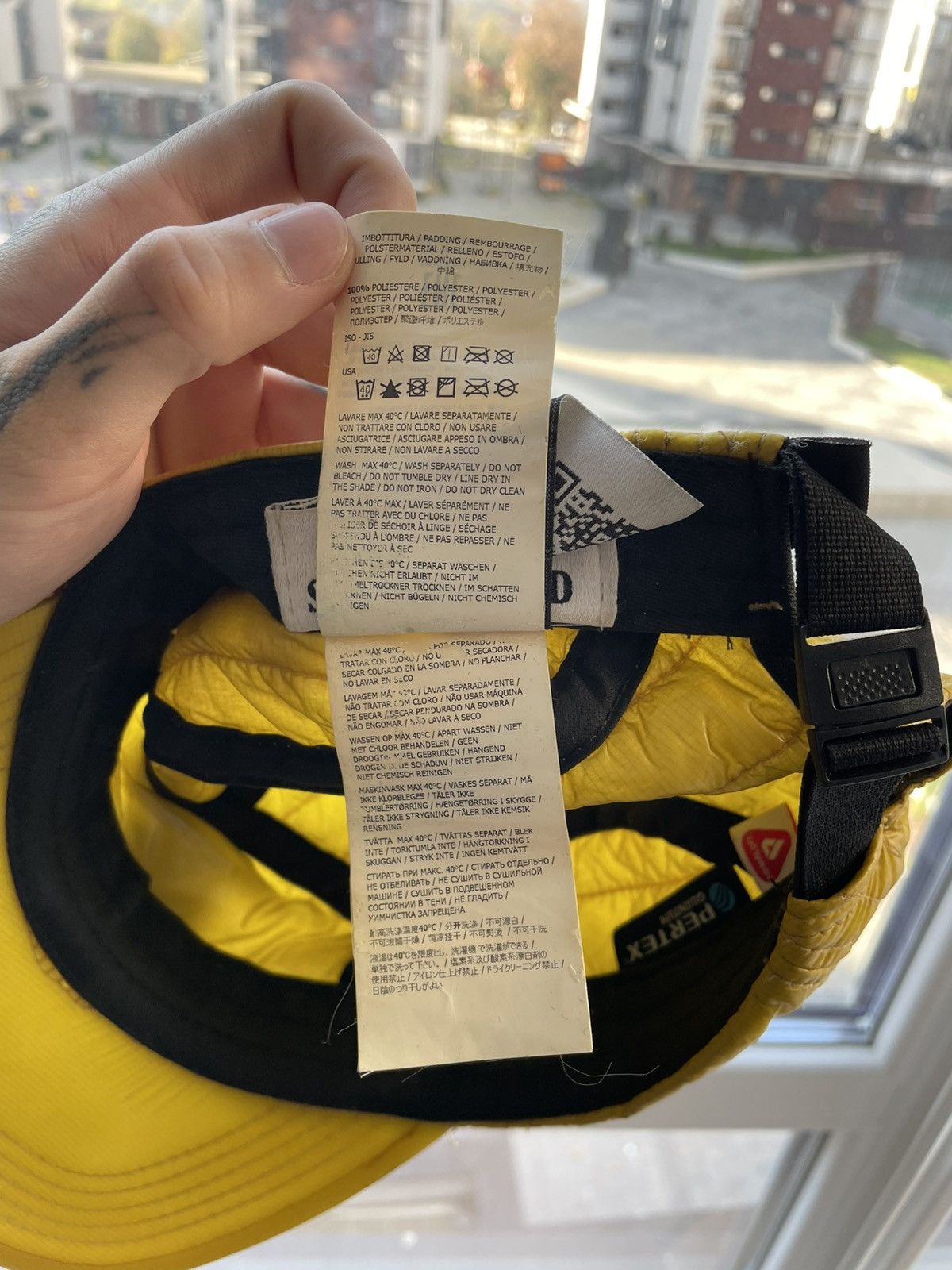 Stone Island Stone Island Nylon Yellow Cap Size ONE SIZE - 8 Thumbnail