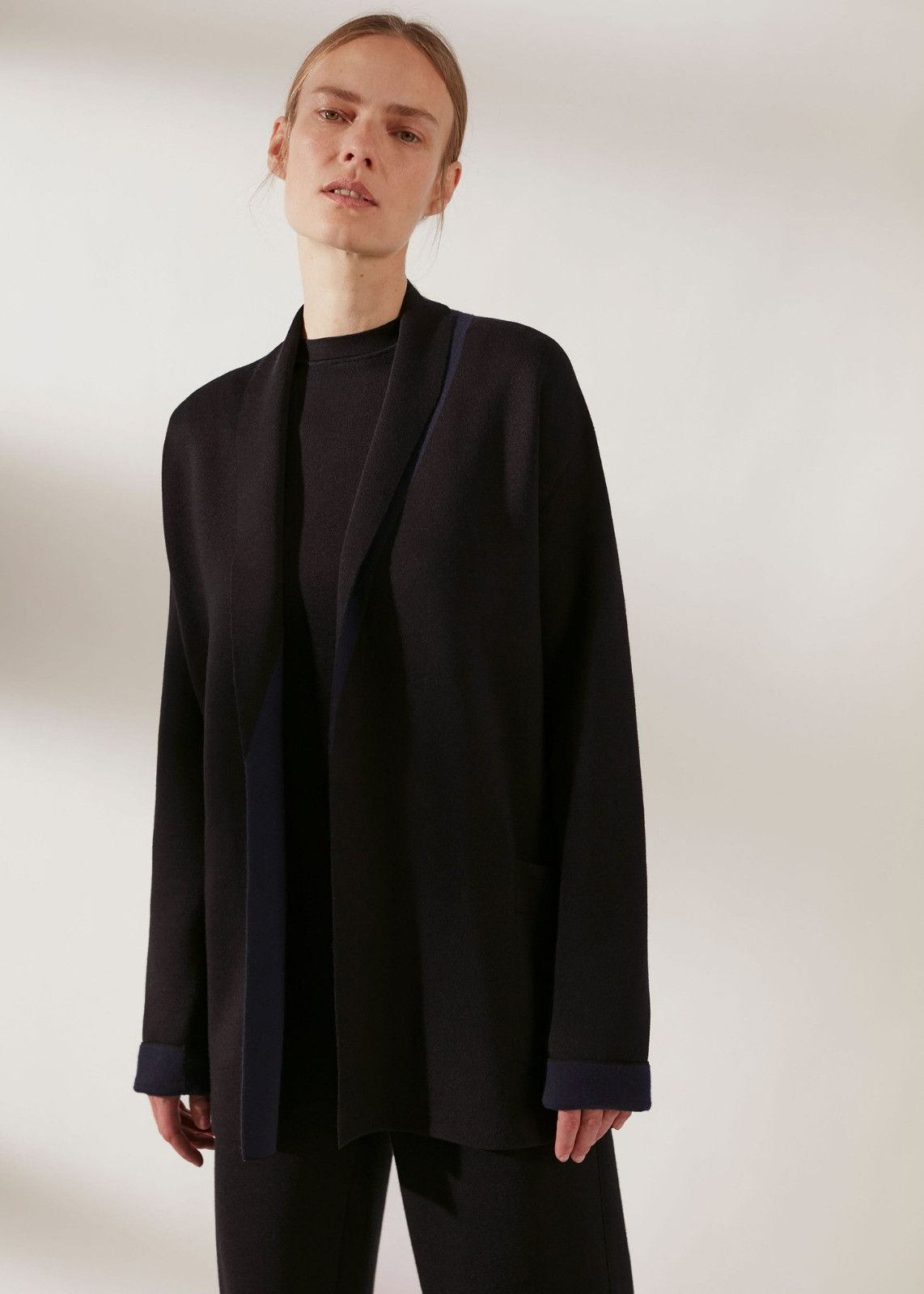 Loro Piana o1srvl11e0424 Coat in Black Size S / US 4 / IT 40 - 4 Thumbnail