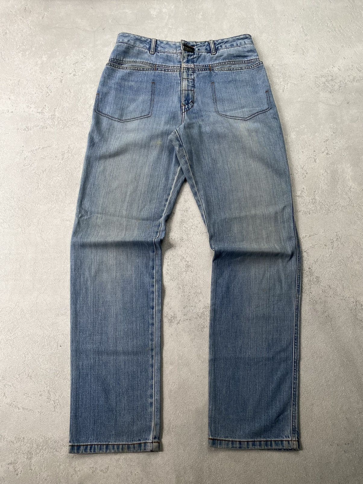 Marithe + Francois Girbaud × Vintage marithe francois girbaud stone washed denim pants Size US 30 / EU 46 - 1 Thumbnail