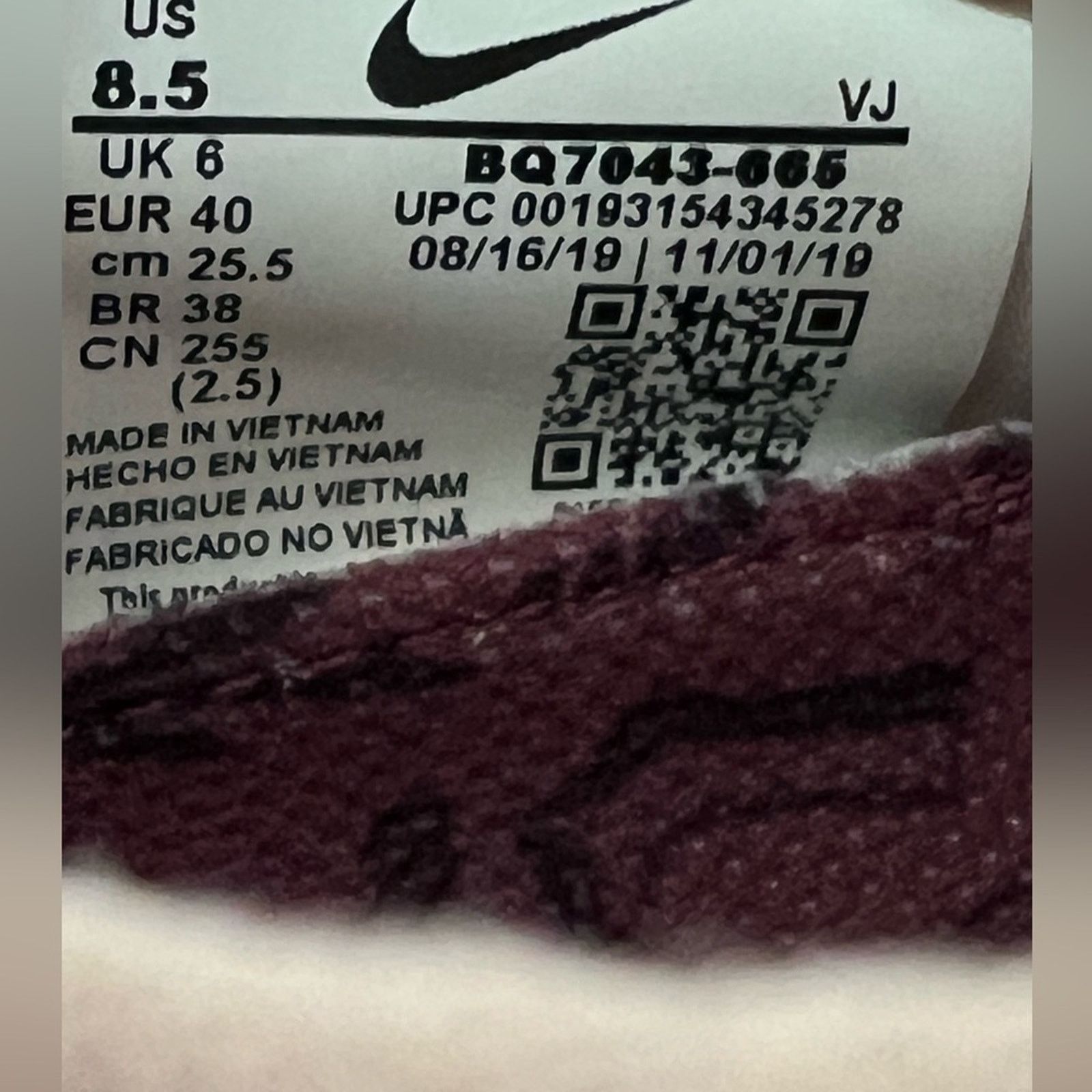 Nike Nike Air Zoom SuperRep Shadowberry Barely Rose Shoes US 8.5 Size US 8.5 / IT 38.5 - 6 Thumbnail