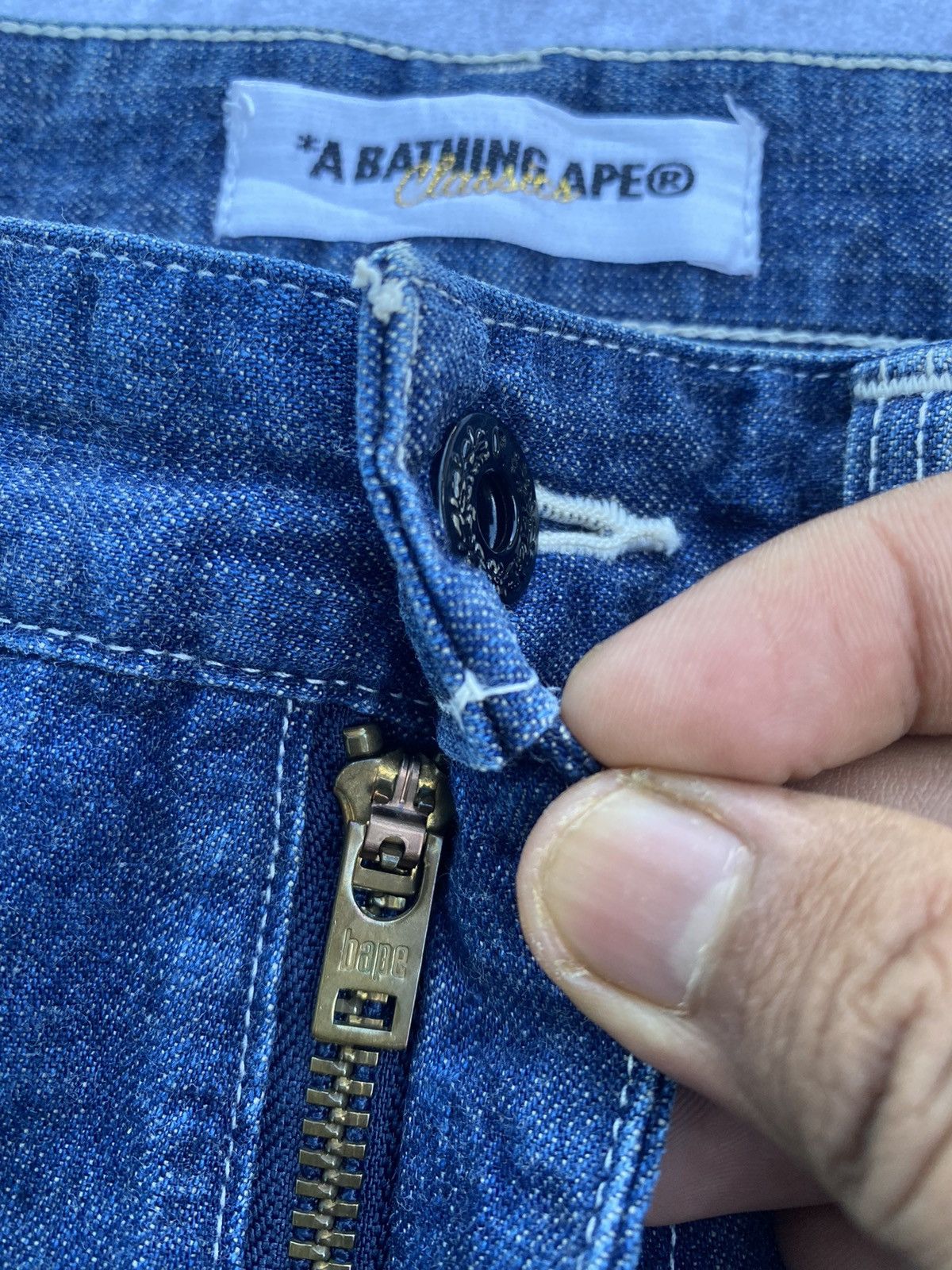 Bape Shortpants a bathing ape denim bape classic Size US 32 / EU 48 - 3 Thumbnail