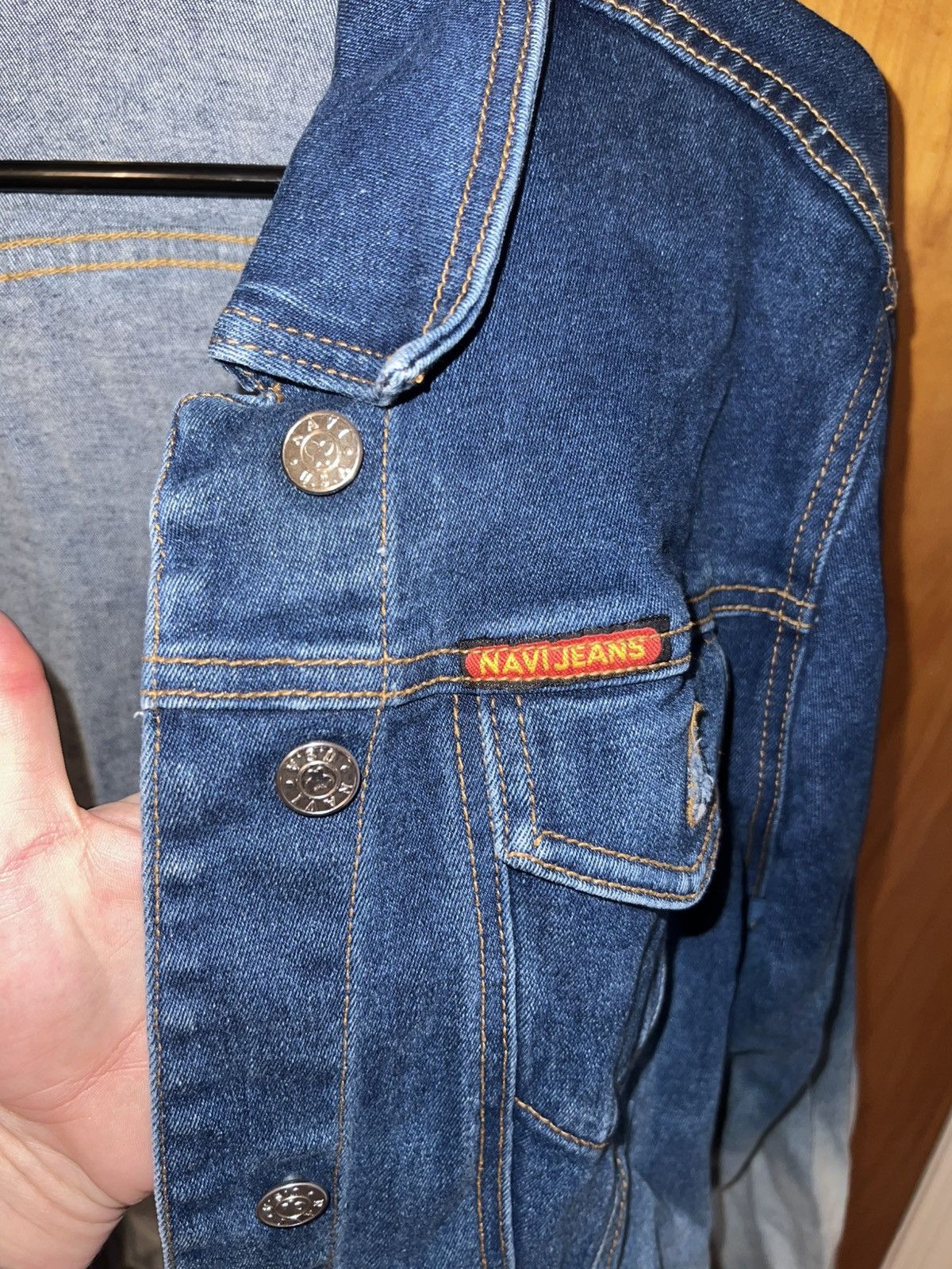 Other Navi Jeans Two-Tone Denim Jacket Size US L / EU 52-54 / 3 - 3 Thumbnail