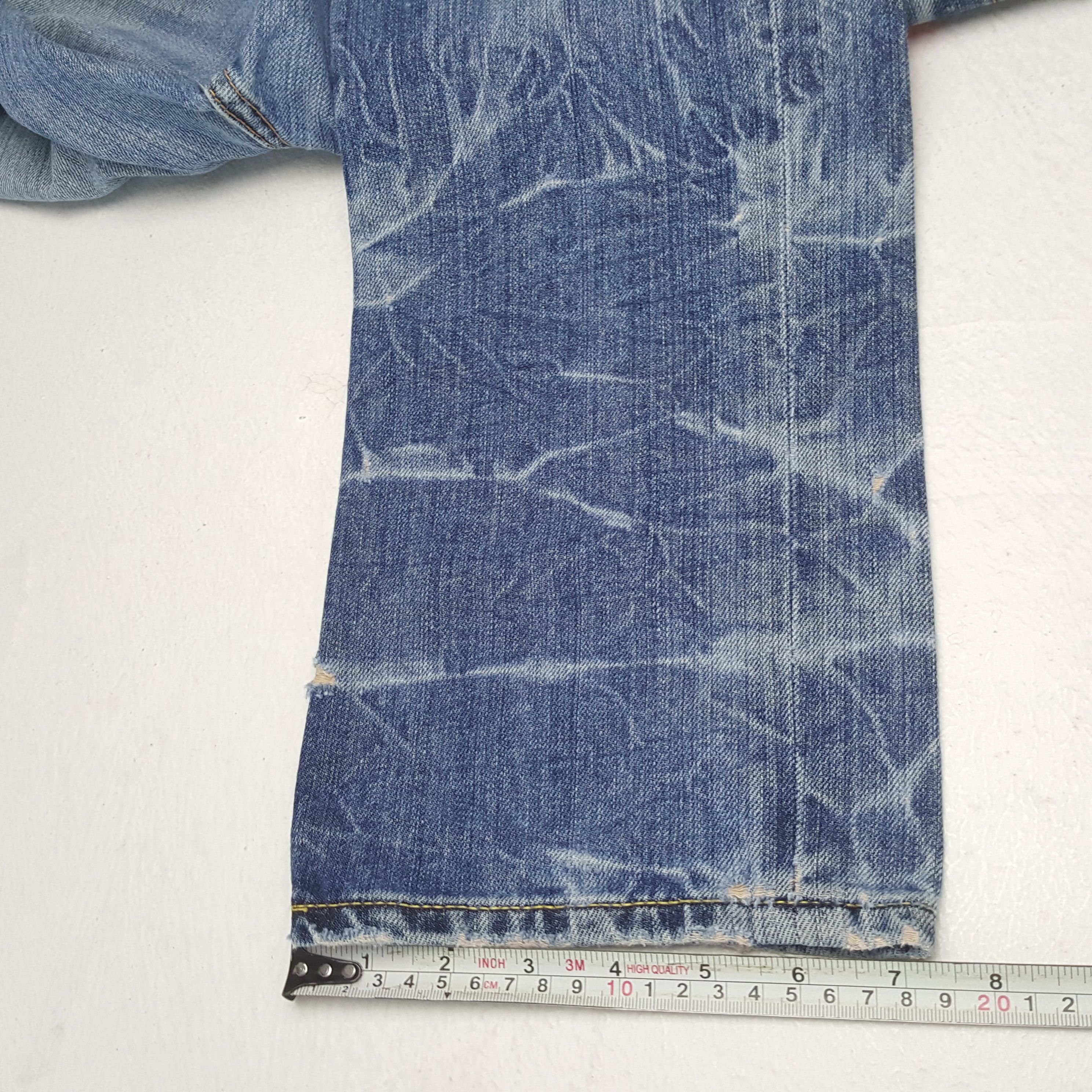 Christian Audigier × Ed Hardy × Vintage ED HARDY Designer Brand Fashion Style Custom Art Jeans Size US 32 / EU 48 - 11 Thumbnail