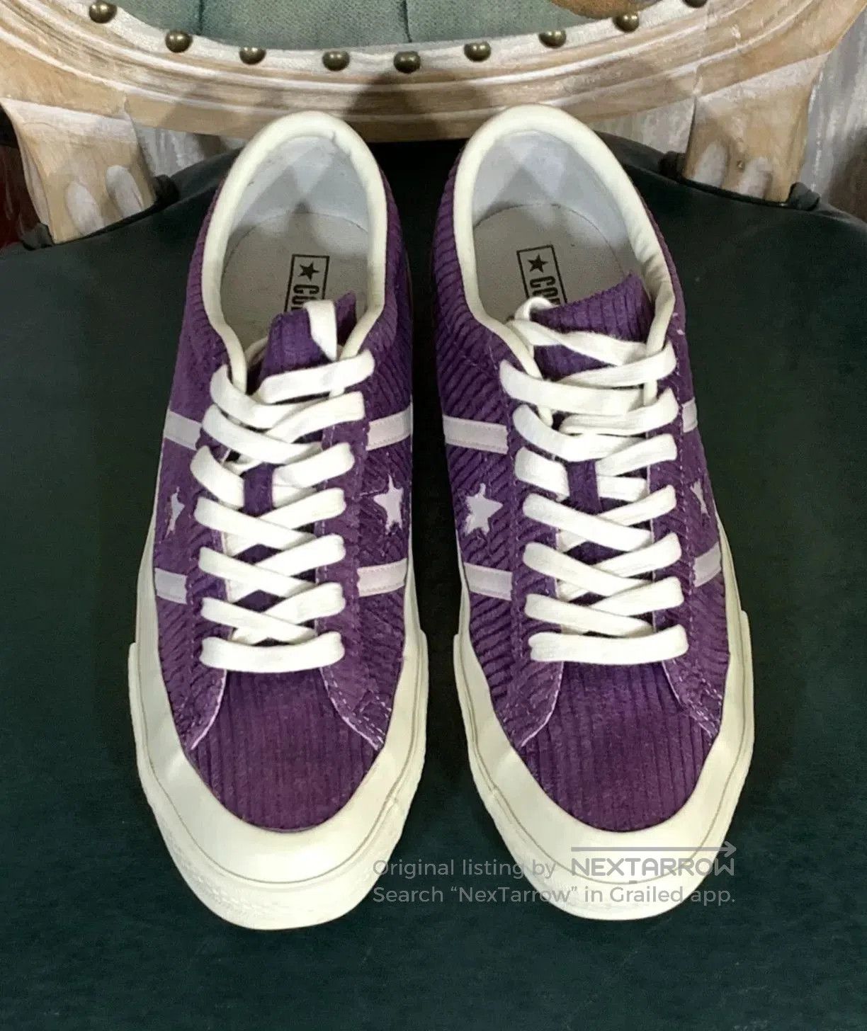 Converse Star Bars Suede Sneakers.