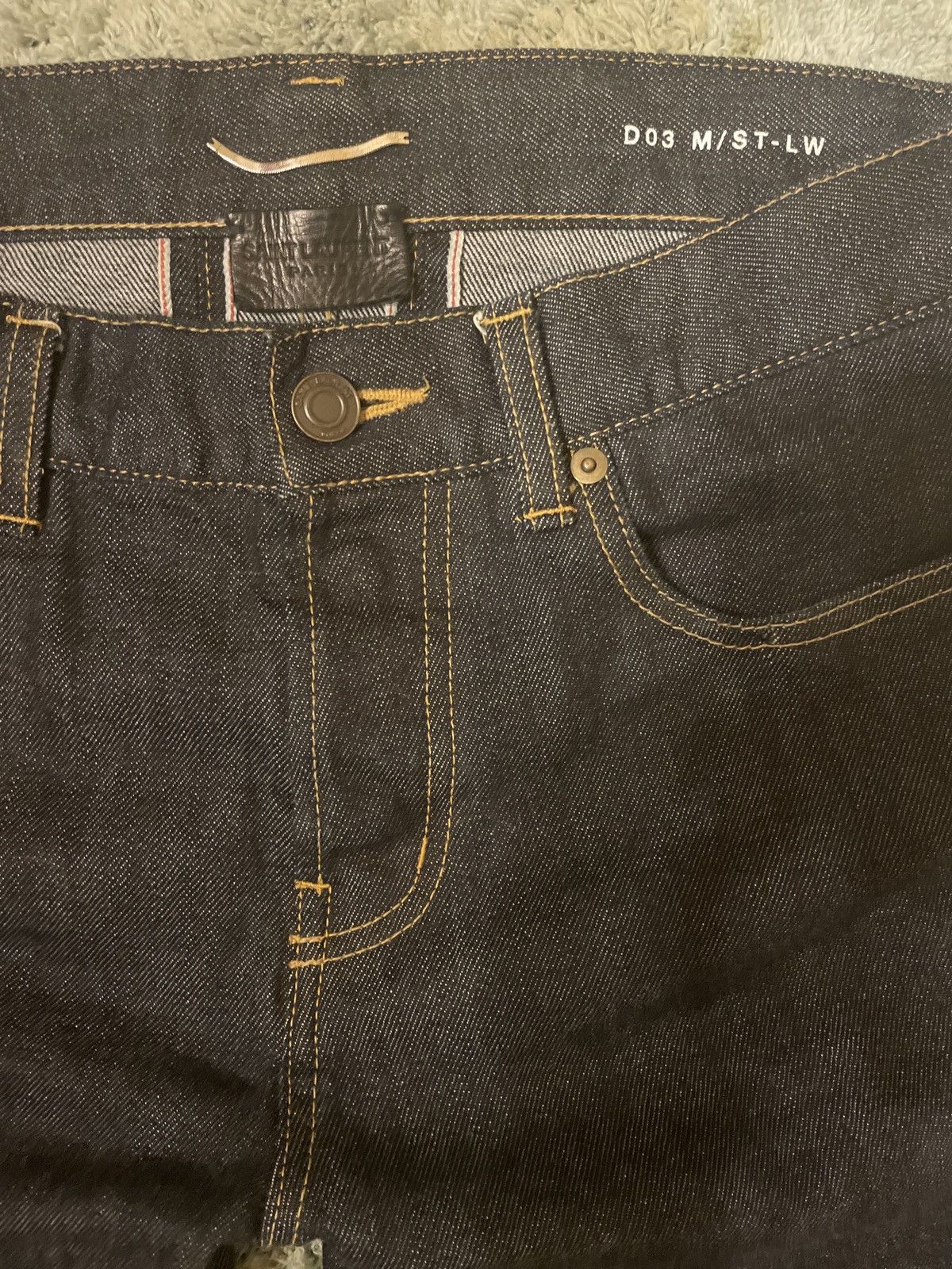 Saint Laurent Paris Saint Laurent D03 M/ST-LW selvedge denim Size US 30 / EU 46 - 3 Thumbnail
