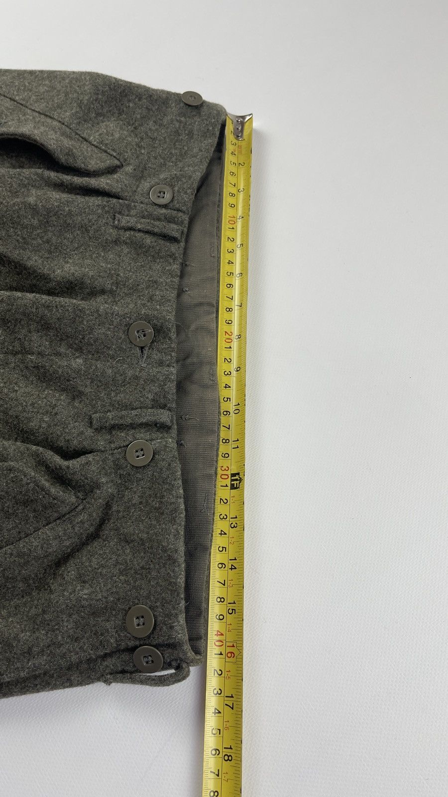 Vintage Vtg 1978 Swedish Military Khaki Suit Coat Pants Size 42R - 23 Thumbnail