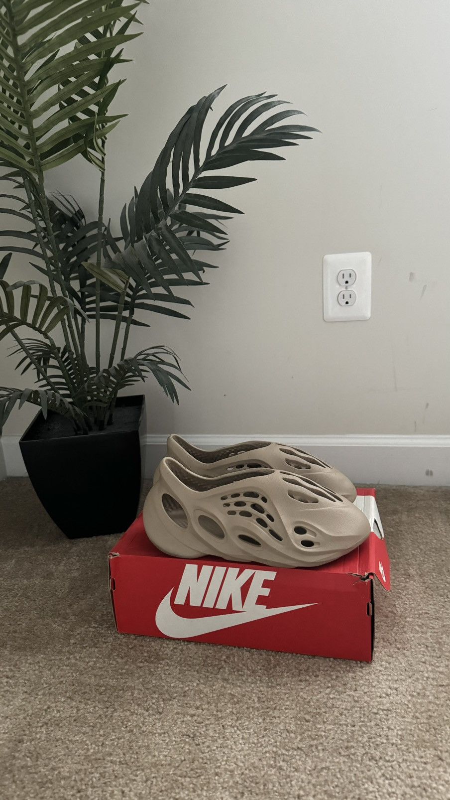 image of Adidas x Yeezy Season Yeezy Foam Runners - Sz. 10 - Stone - Good Condition Shoes, Men's
