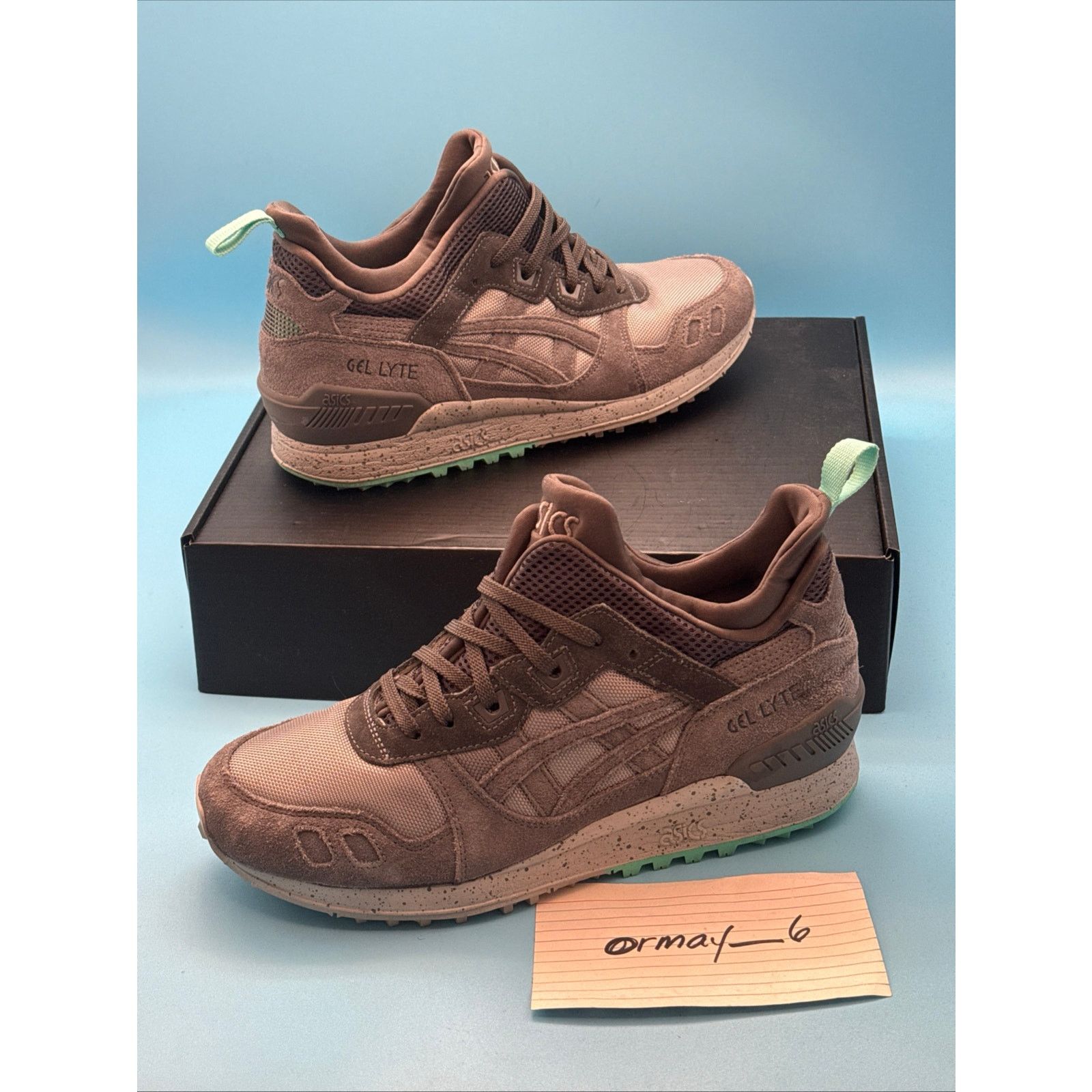 Asics ASICS Gel Lyte III MT 2016 Grey Mint m8 w9.5 Size US 8 / EU 41 - 3 Thumbnail