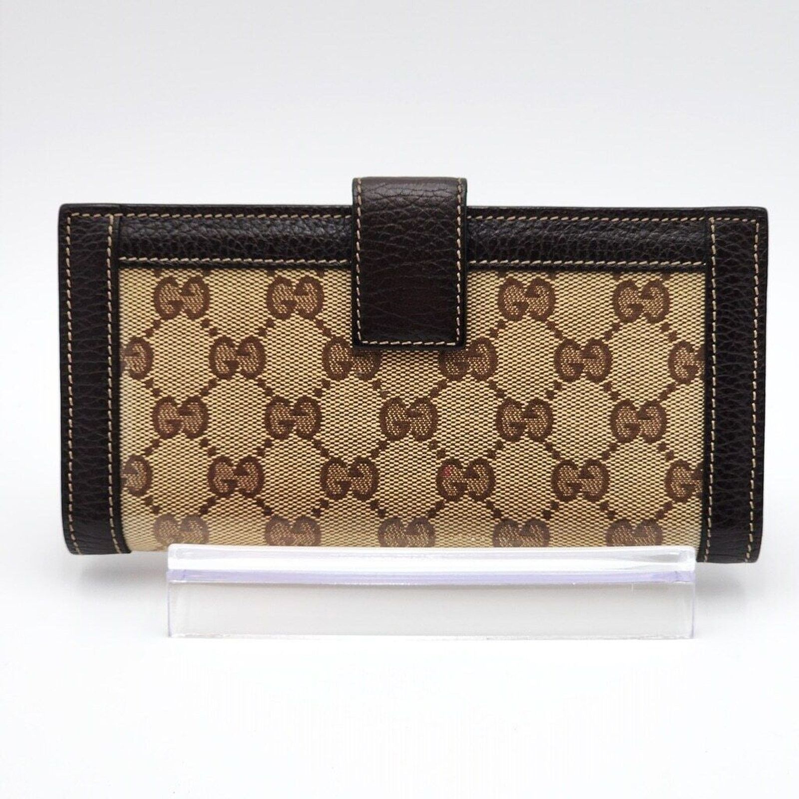 Gucci Gucci Monogram Continental Charmy Wallet Brown Size ONE SIZE - 2 Thumbnail