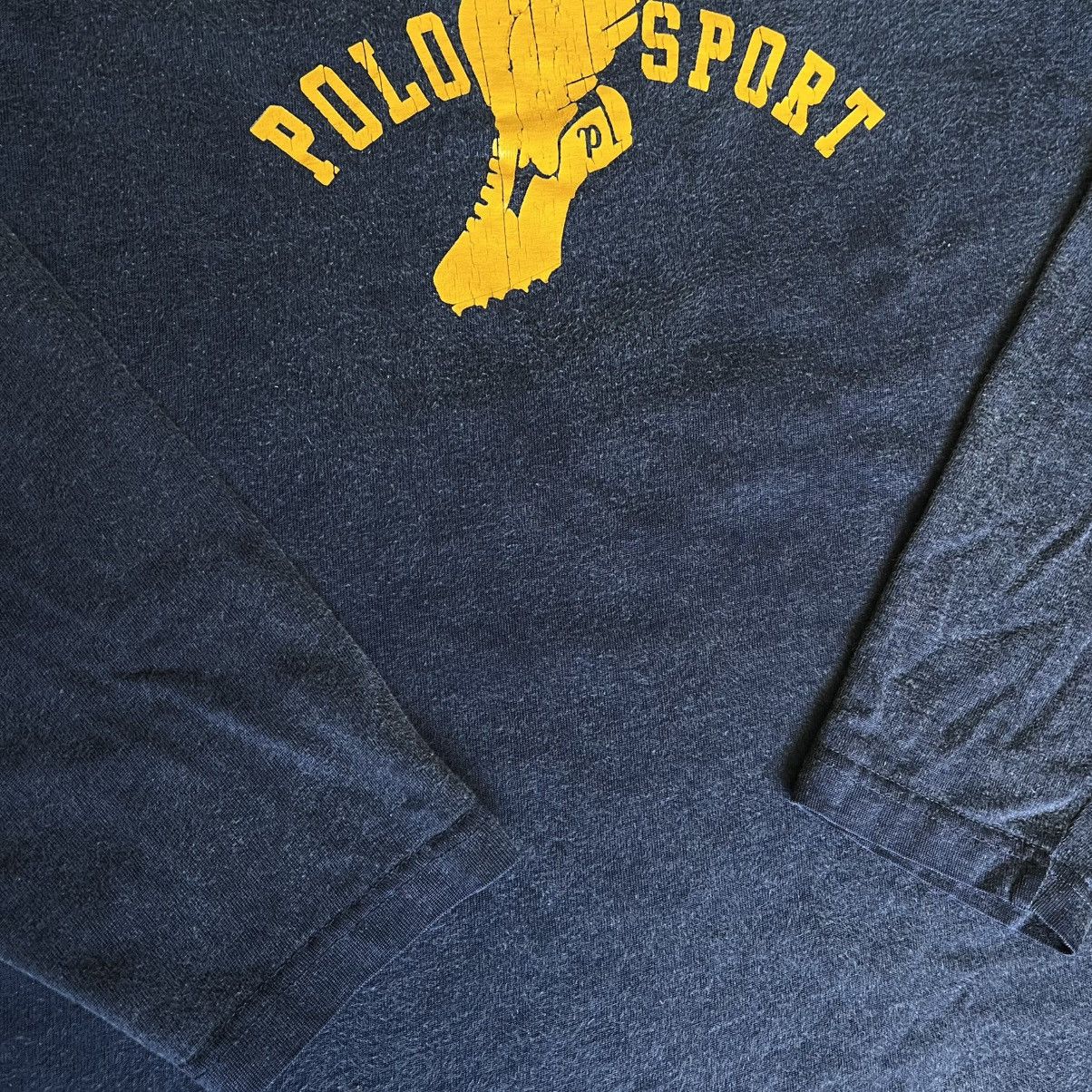 Polo Ralph Lauren Vintage 2000s Polo Ralph Lauren Sport P Wing Longsleeve Tee Size US L / EU 52-54 / 3 - 7 Thumbnail