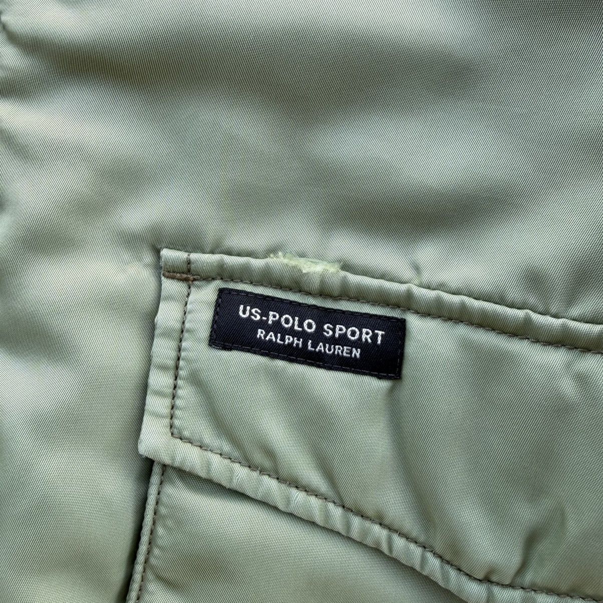 Polo Ralph Lauren 00’s Polo Sportsman Ralph Lauren Military Bomber Jacket Size US L / EU 52-54 / 3 - 3 Thumbnail