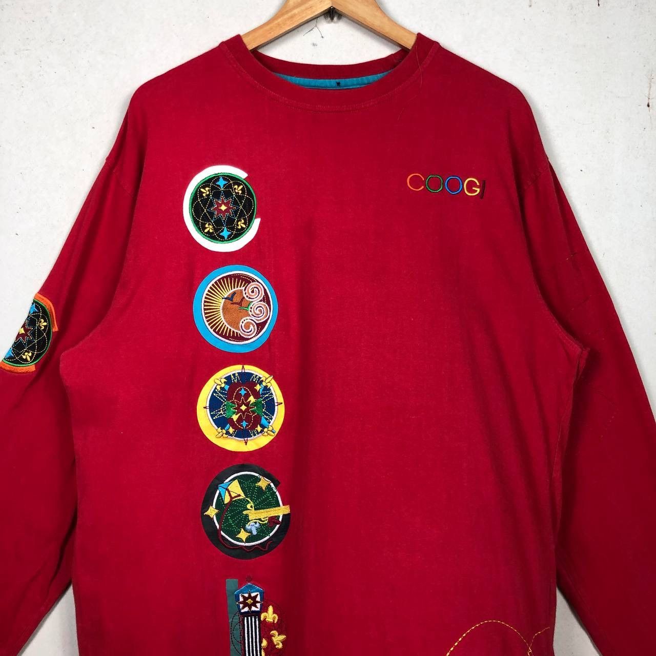 Coogi Vintage Coogie Art Design Long Sleeve Tshirt Size US XXL / EU 58 / 5 - 3 Thumbnail