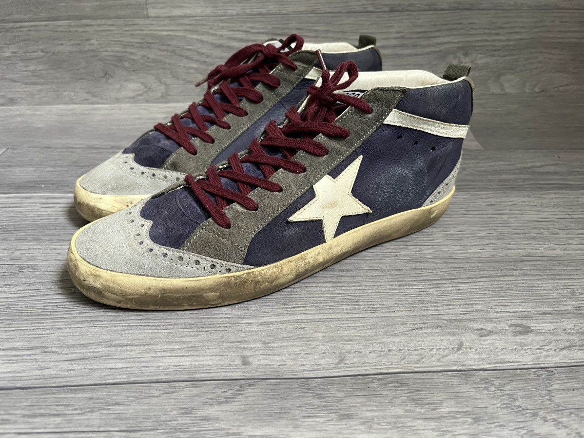 Golden Goose Golden goose mid star distressed leather sneakers sz 41 Size US 8 / EU 41 - 4 Thumbnail