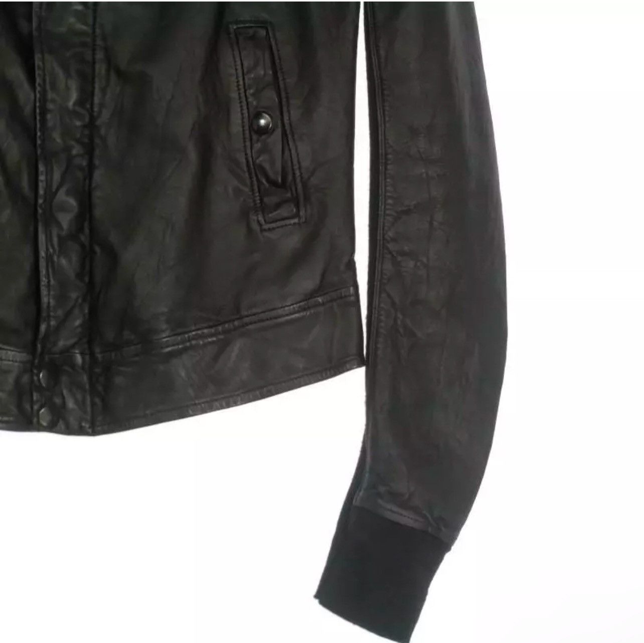 ジャケット・アウター olmar and mirta srl concordia s/S (Mo) 2008 Rick Owens Olmar & Mirta Produced Leather Jacket