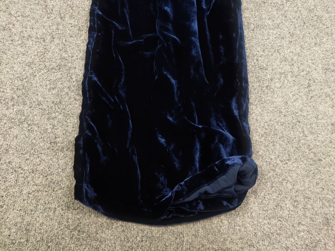 Roberto Cavalli Roberto Collina Italy Design Velour Wide Leg Dark Blue Pants Size 40" / US 18 - 5 Thumbnail