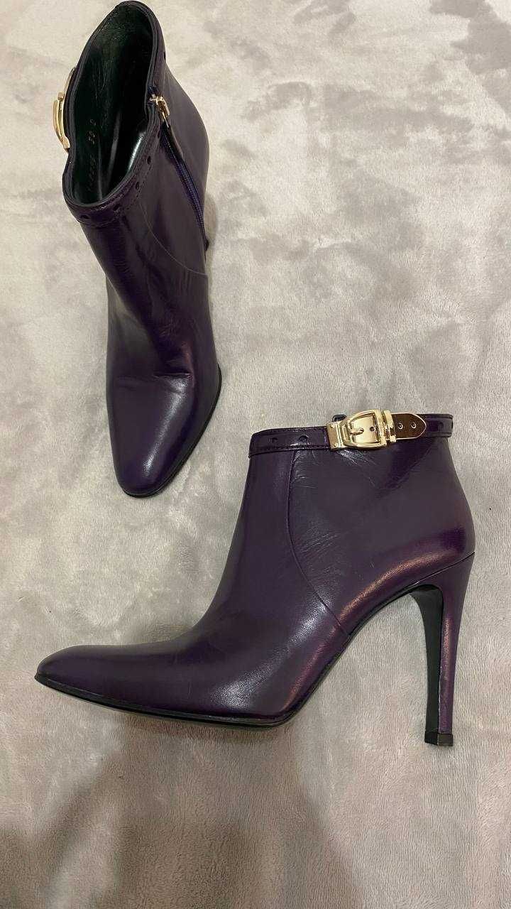 Gucci Gucci Leather Heels Boots Size US 8 / IT 38 - 1 Thumbnail