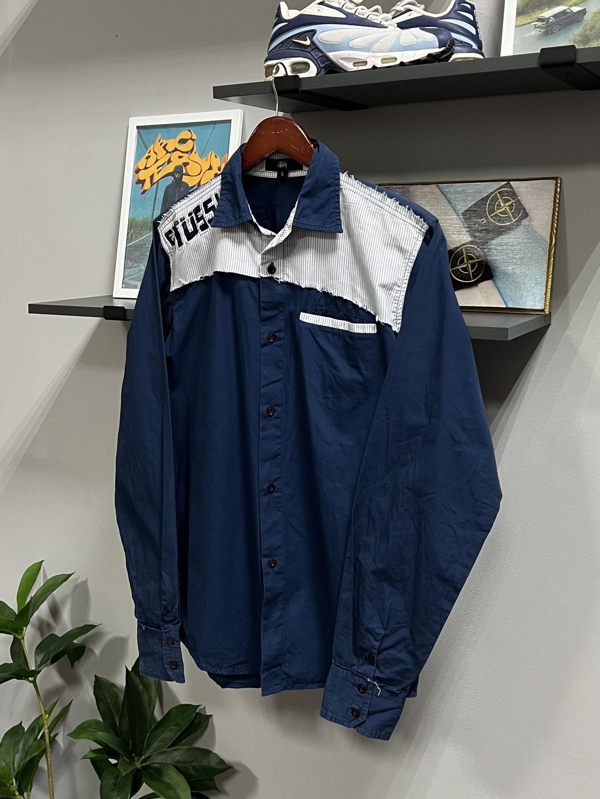 Stussy × Vintage Vintage rare shirt Stussy Size US S / EU 44-46 / 1 - 4 Thumbnail
