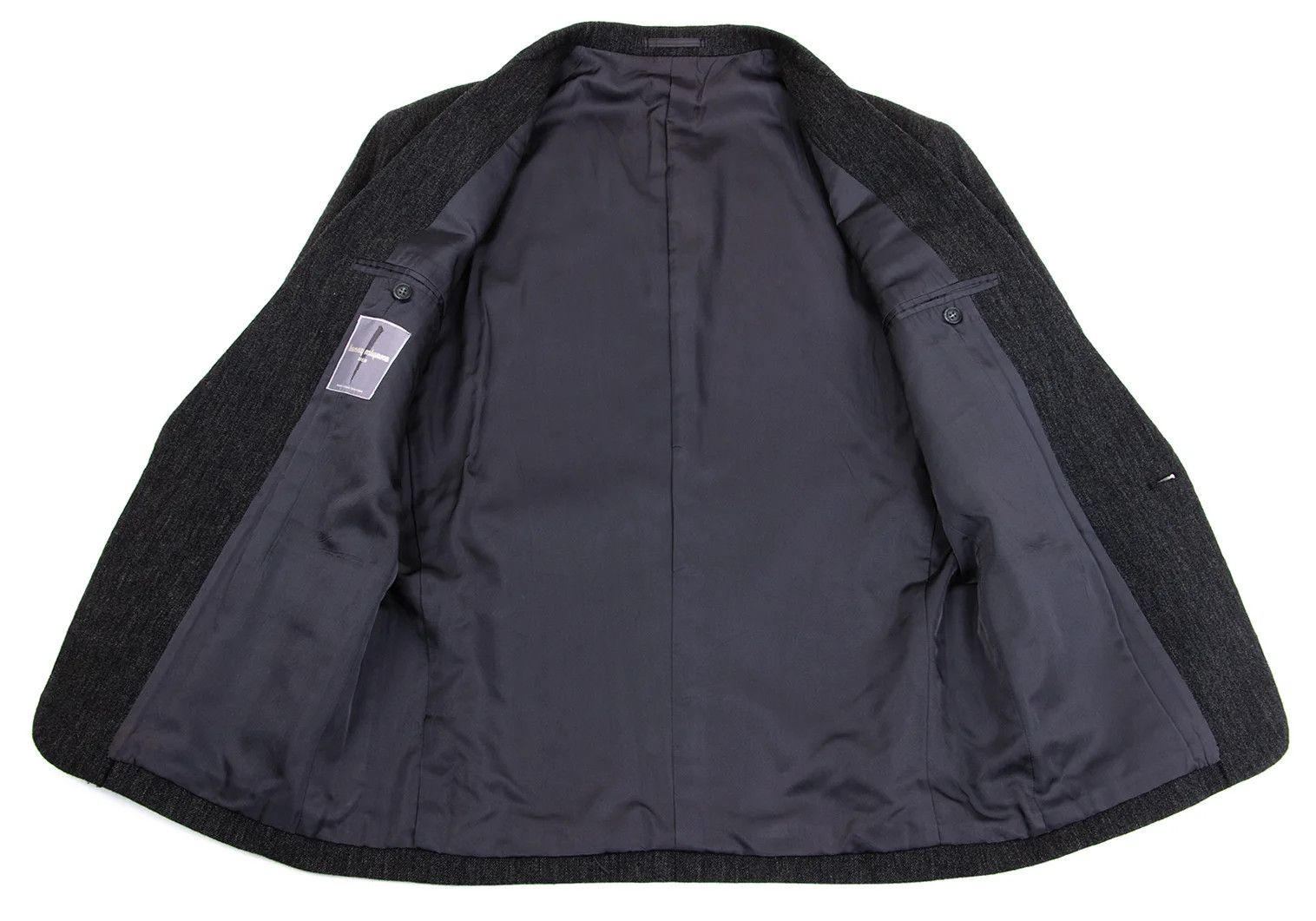Issey Miyake Wool One-Button Jacket in Gray, Size M Size US M / EU 48-50 / 2 - 11 Thumbnail