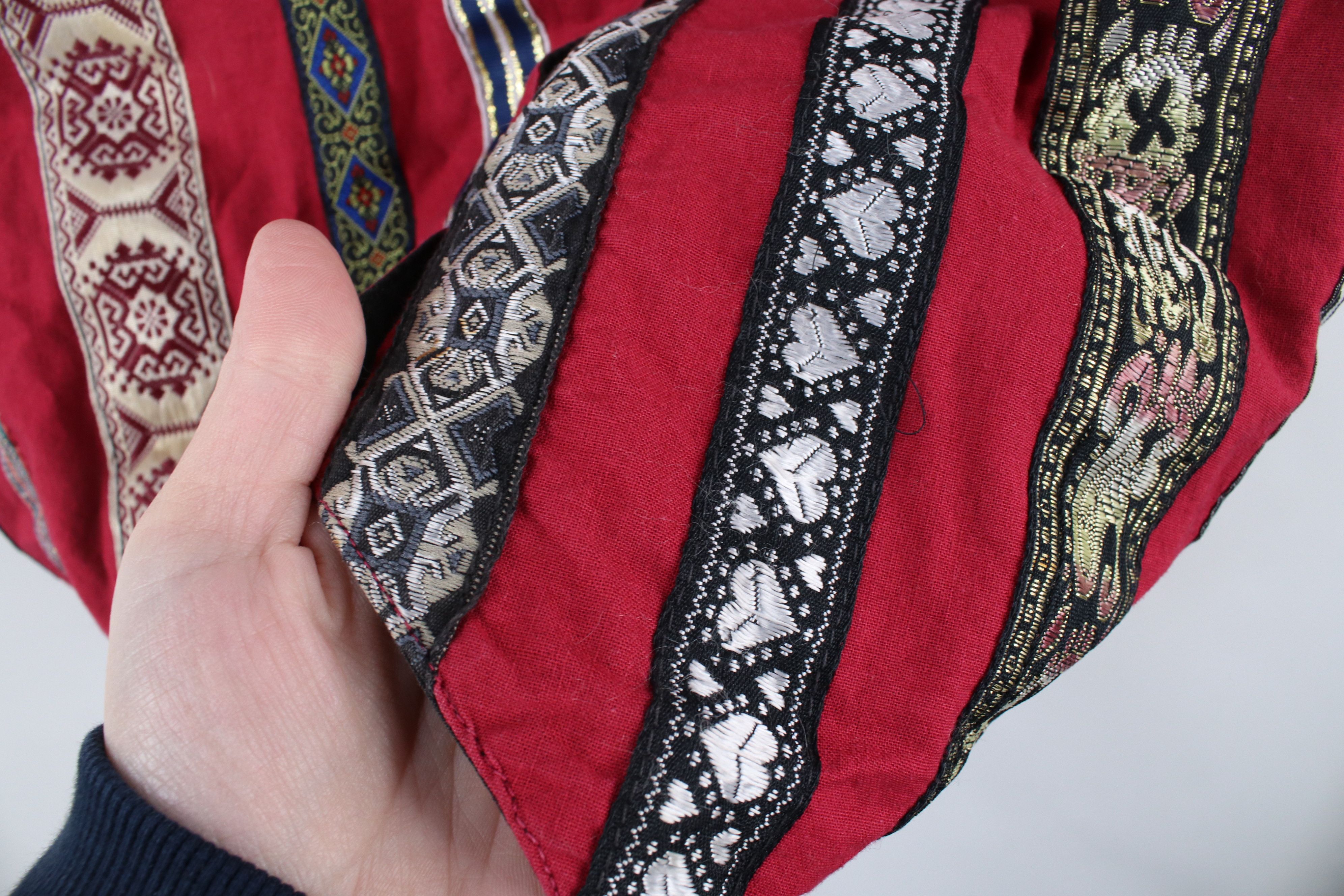 Vintage Vintage 90s Streetwear Geometric Tapestry Vest Jacket Size L / US 10 / IT 46 - 5 Thumbnail