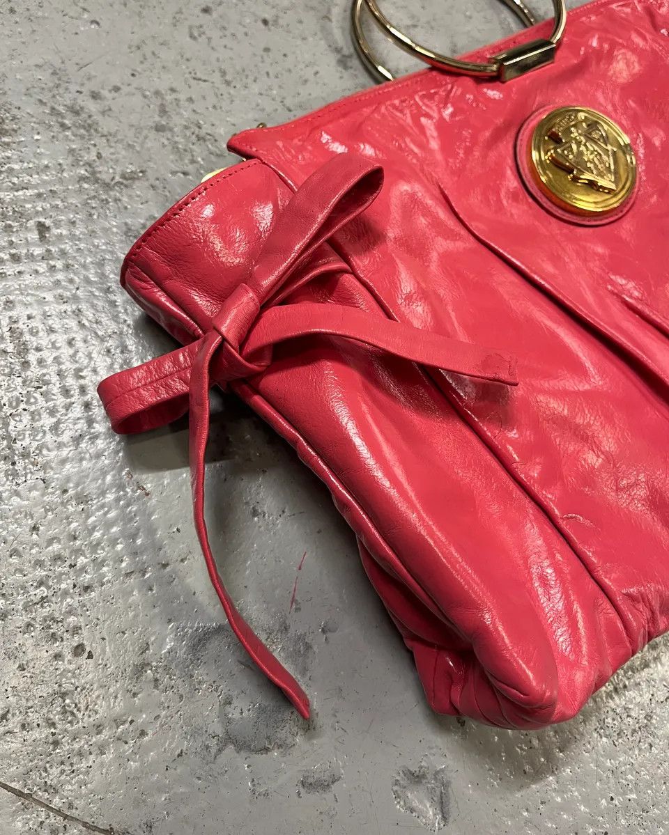 Gucci 2000s Gucci Pink Leather Hysteria Babouska Handle Bag by Frida Giannini Size ONE SIZE - 5 Thumbnail