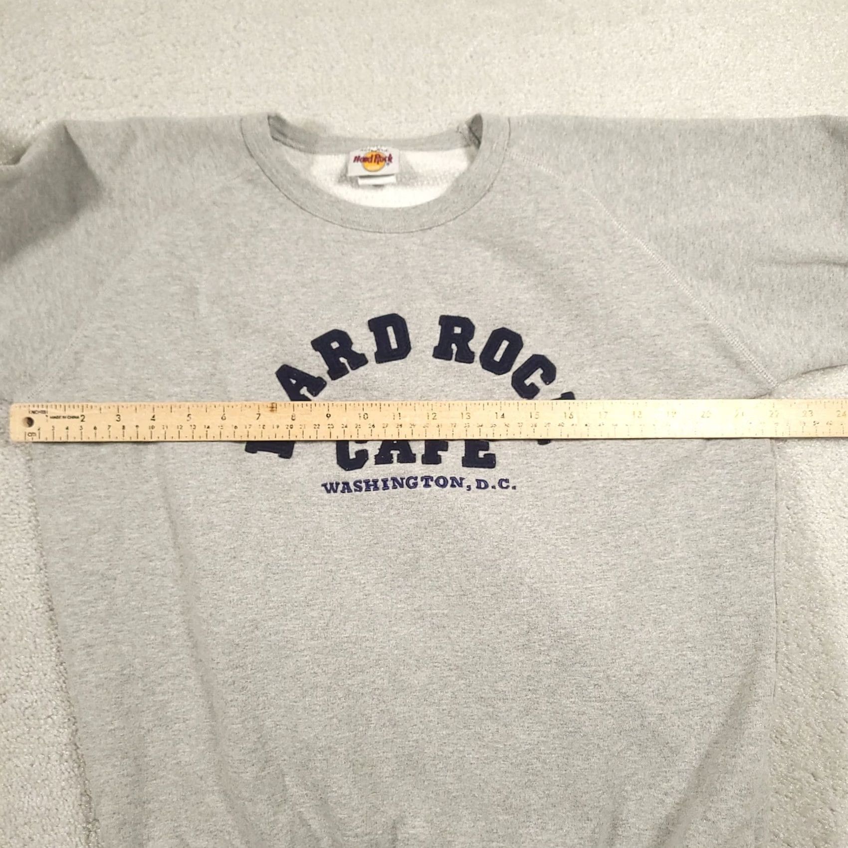 Hard Rock Cafe VINTAGE Hard Rock Cafe Sweatshirt Mens Large Gray Washington D.C. Crewneck Pullover Size US L / EU 52-54 / 3 - 3 Thumbnail