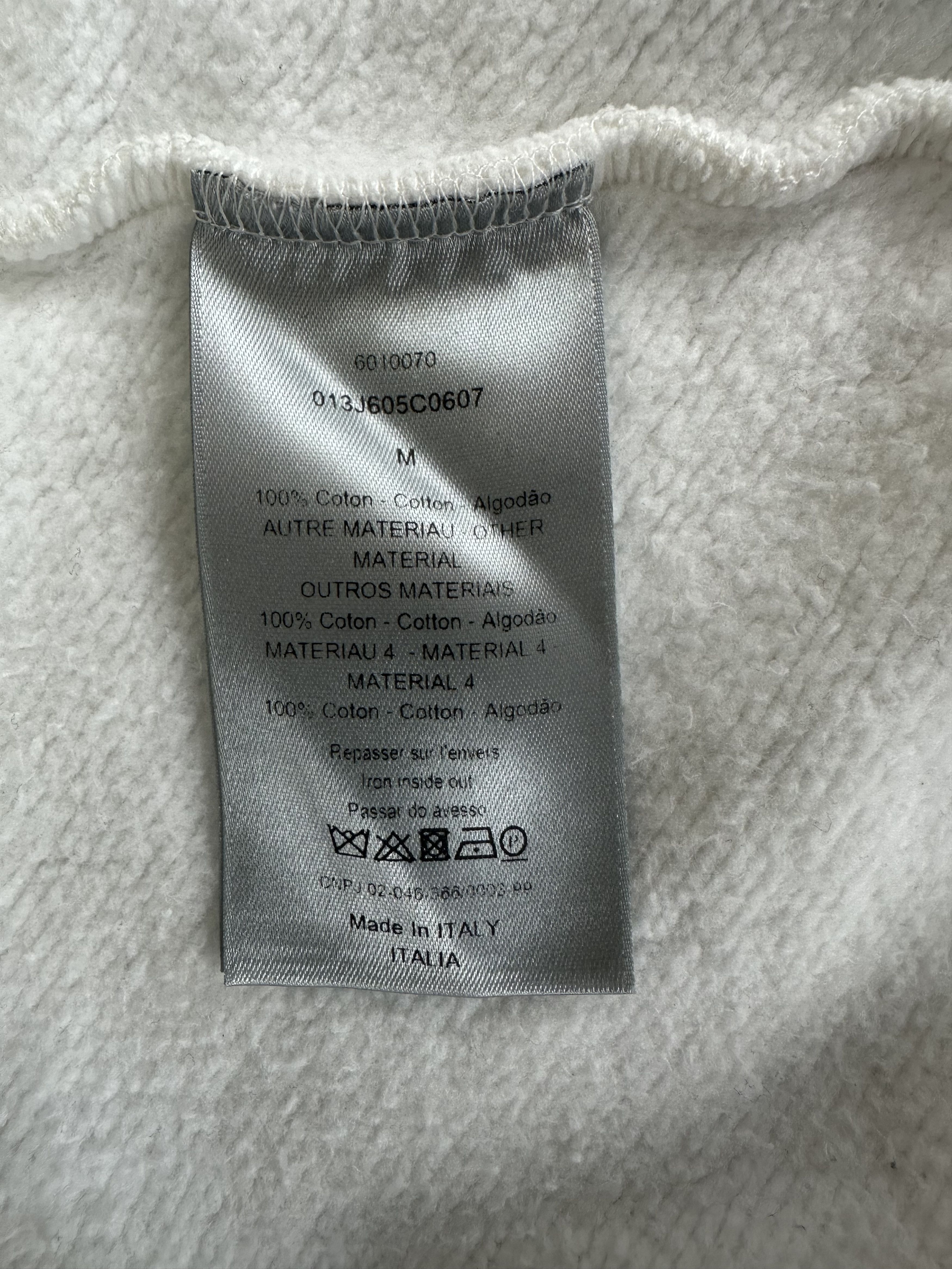 Dior Dior White Oblique Towel Hoodie Size US M / EU 48-50 / 2 - 5 Thumbnail