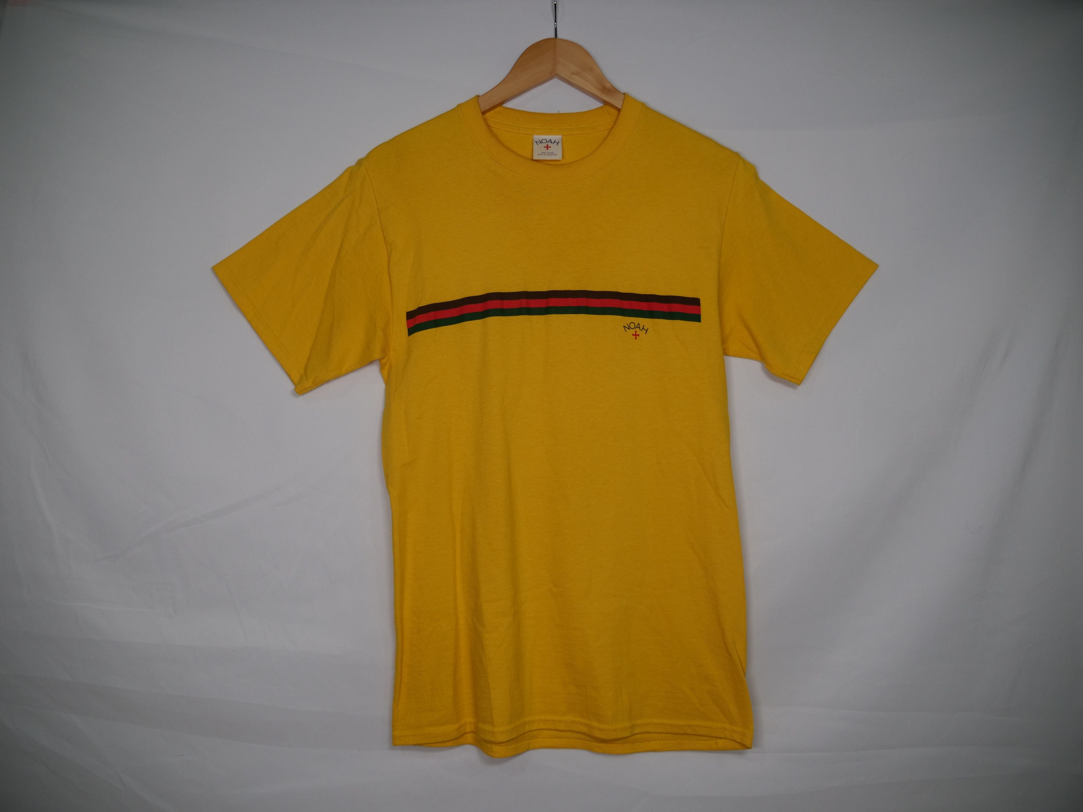 Noah Noah Brown Red Green Striped Logo Tee Size US S / EU 44-46 / 1 - 1 Thumbnail