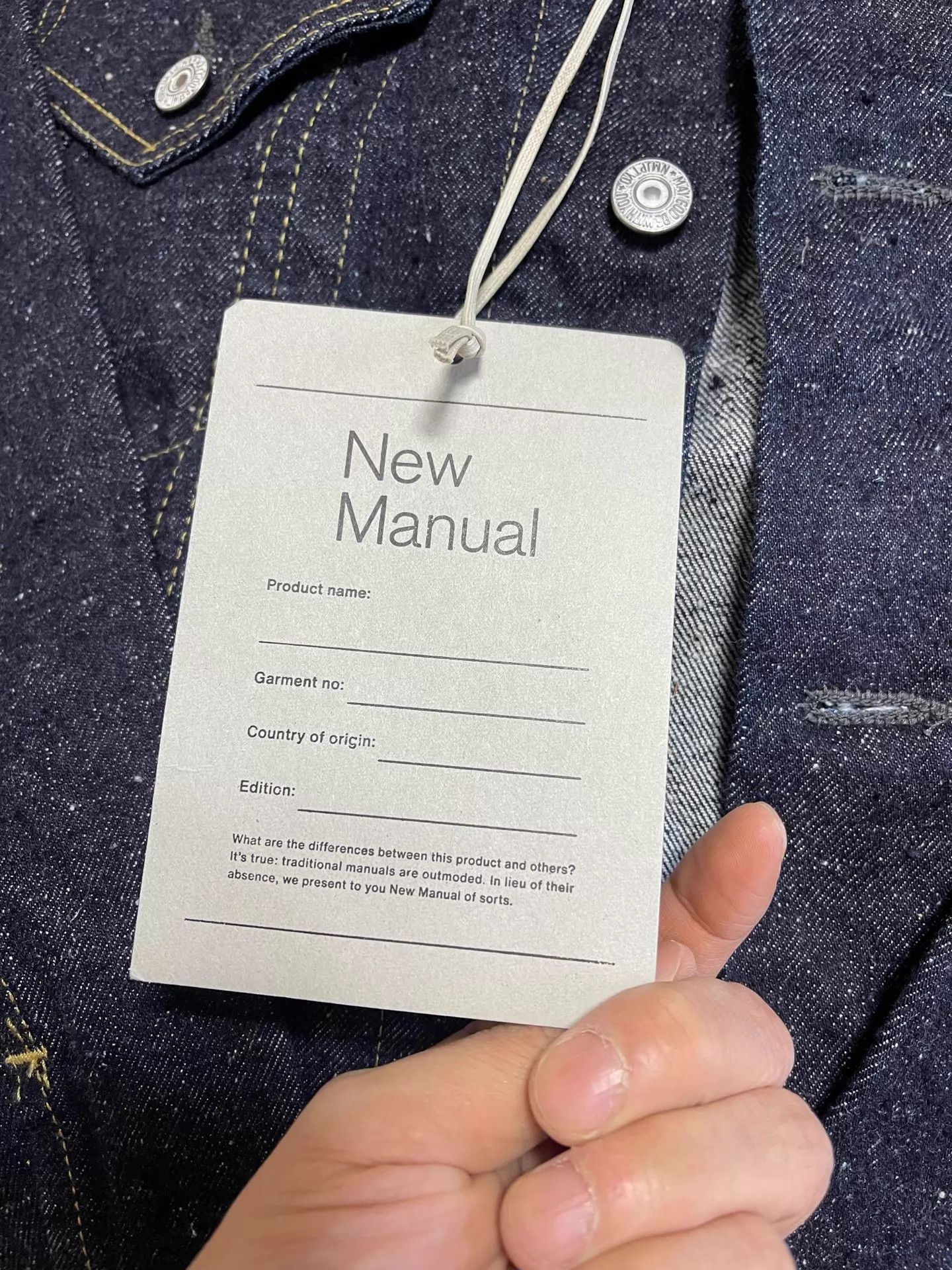 Other Classic 2nd Gen Denim Set (Pants Included) Custom Fabric Size US M / EU 48-50 / 2 - 6 Thumbnail