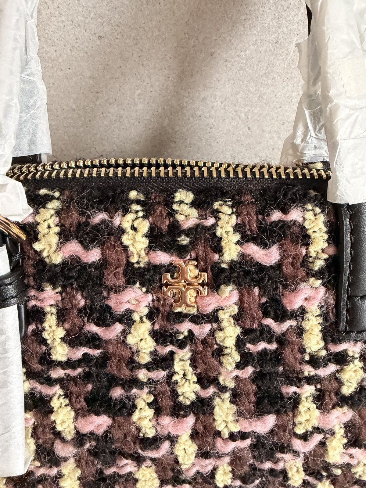 Tory Burch Tory Burch emerson tweed domr satchel Size ONE SIZE - 3 Thumbnail