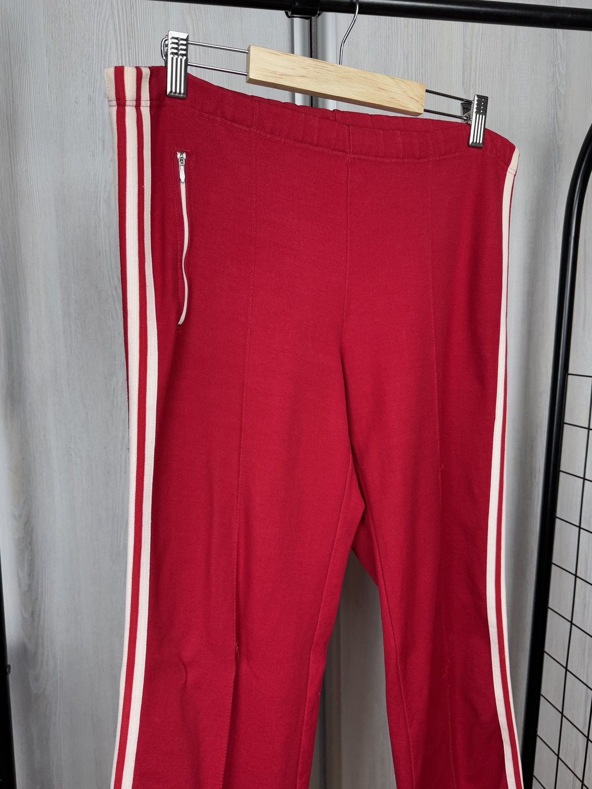 Adidas Adidas Originals Vintage 80s Red Track Suit Jacket Pants Size US XS / EU 42 / 0 - 13 Thumbnail