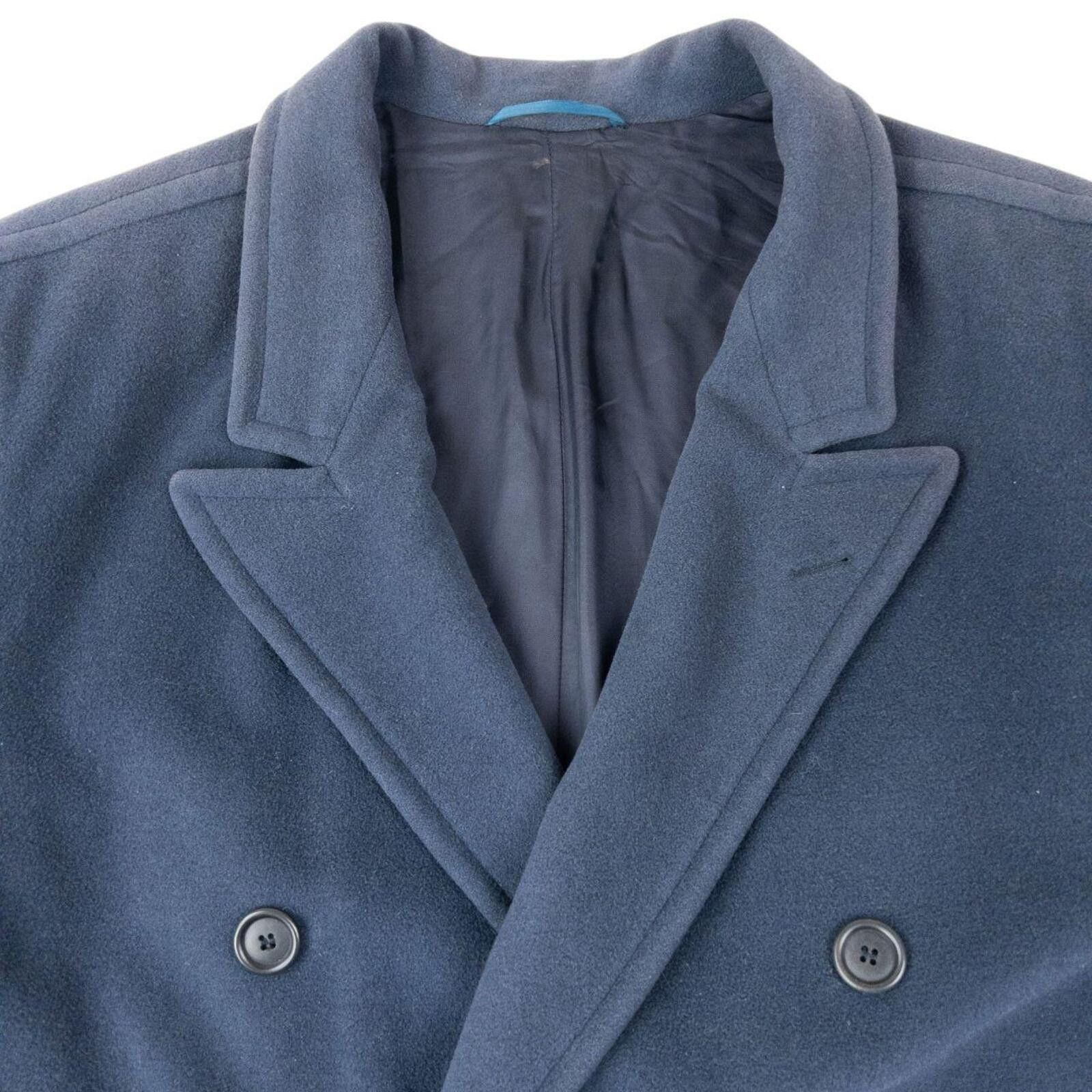Hugo Boss Vintage 90s Hugo Boss Longline Wool Button Up Jacket Size XL Size US XL / EU 56 / 4 - 3 Thumbnail
