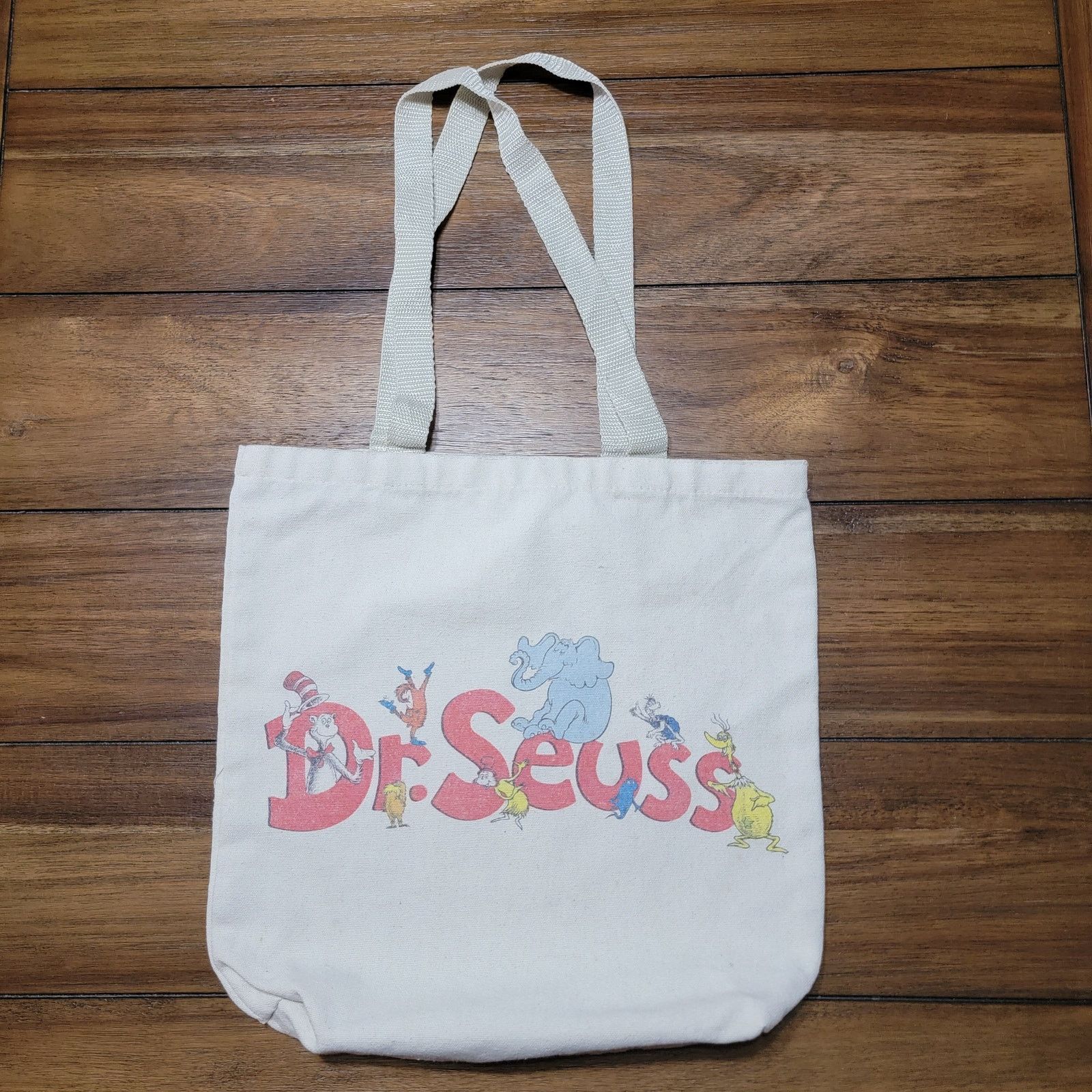 Other Dr. Seuss Canvas Tote 14" x 15", 12" Double Strap Size ONE SIZE - 1 Thumbnail