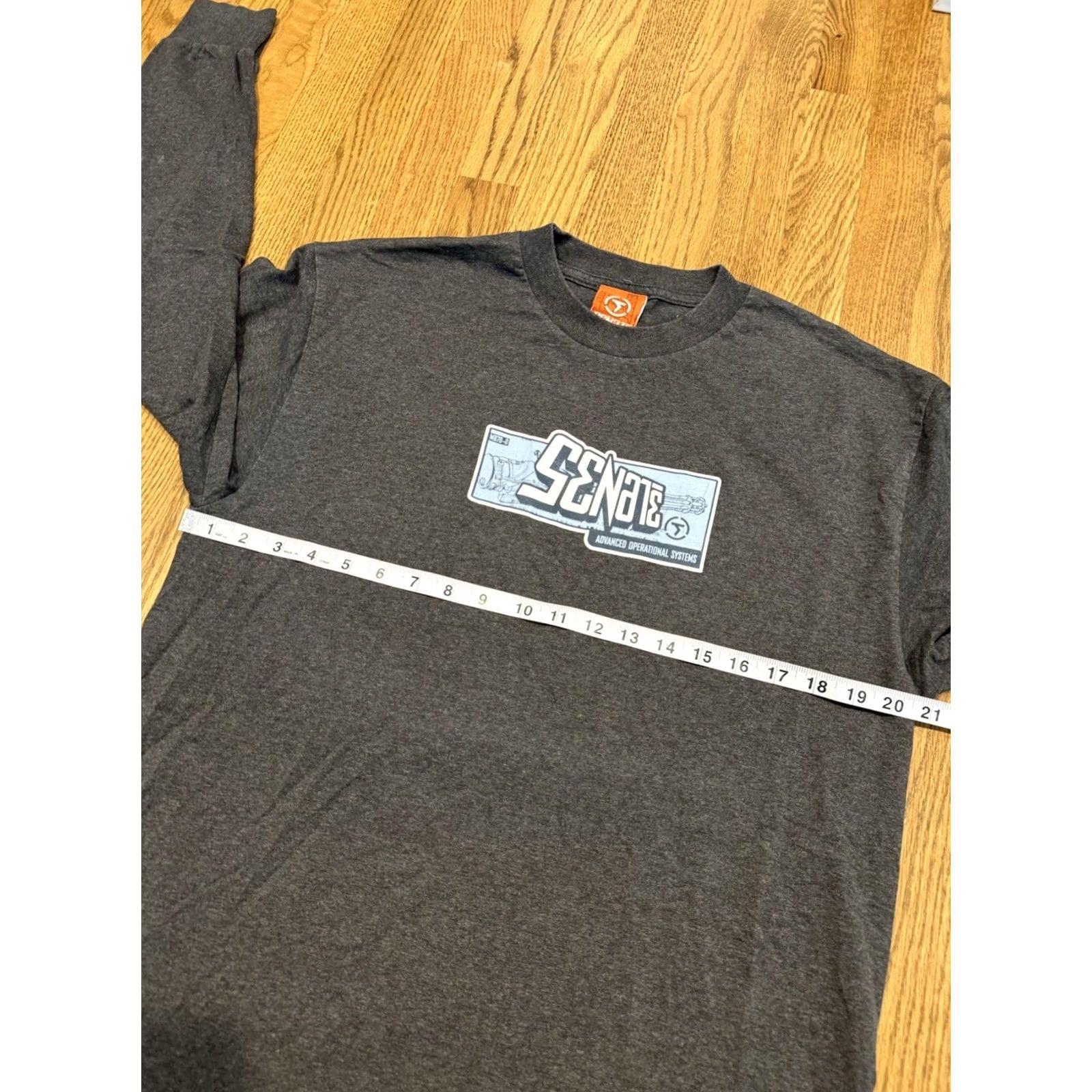 Vintage VINTAGE Senate T Shirt Men L Black 1990s Skate Inline Grunge 90s Sports Roller Skating Size US L / EU 52-54 / 3 - 5 Thumbnail
